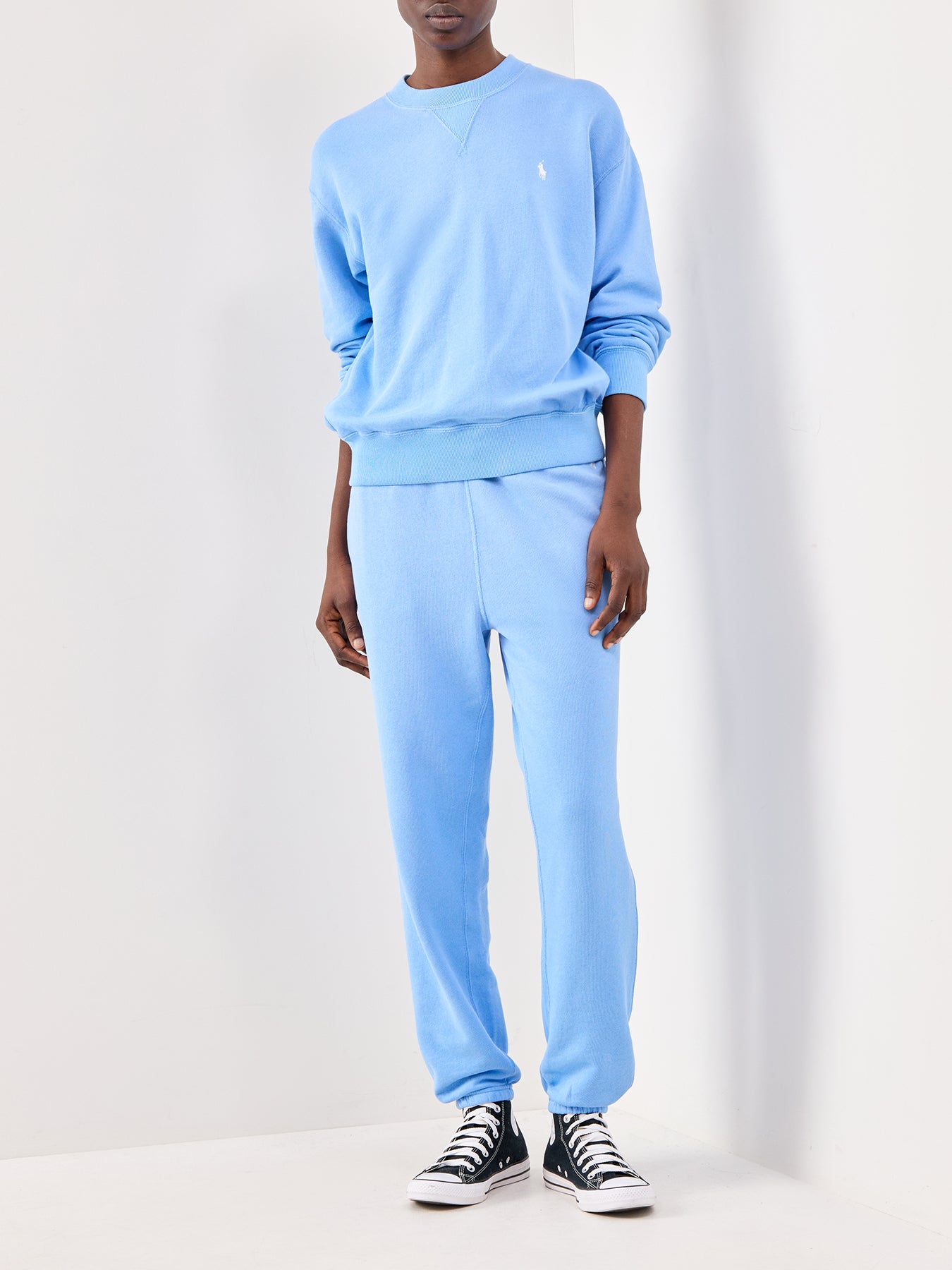 Knit Sweatshirt Blue