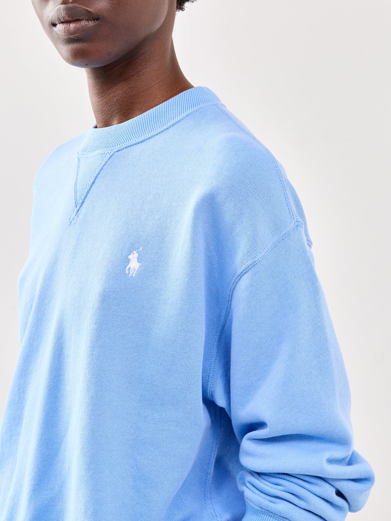 Knit Sweatshirt Blue