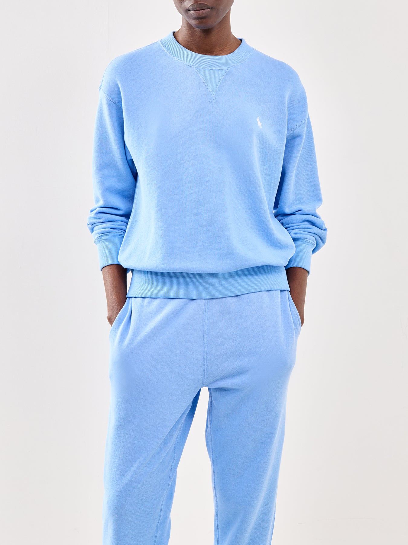 Knit Sweatshirt Blue