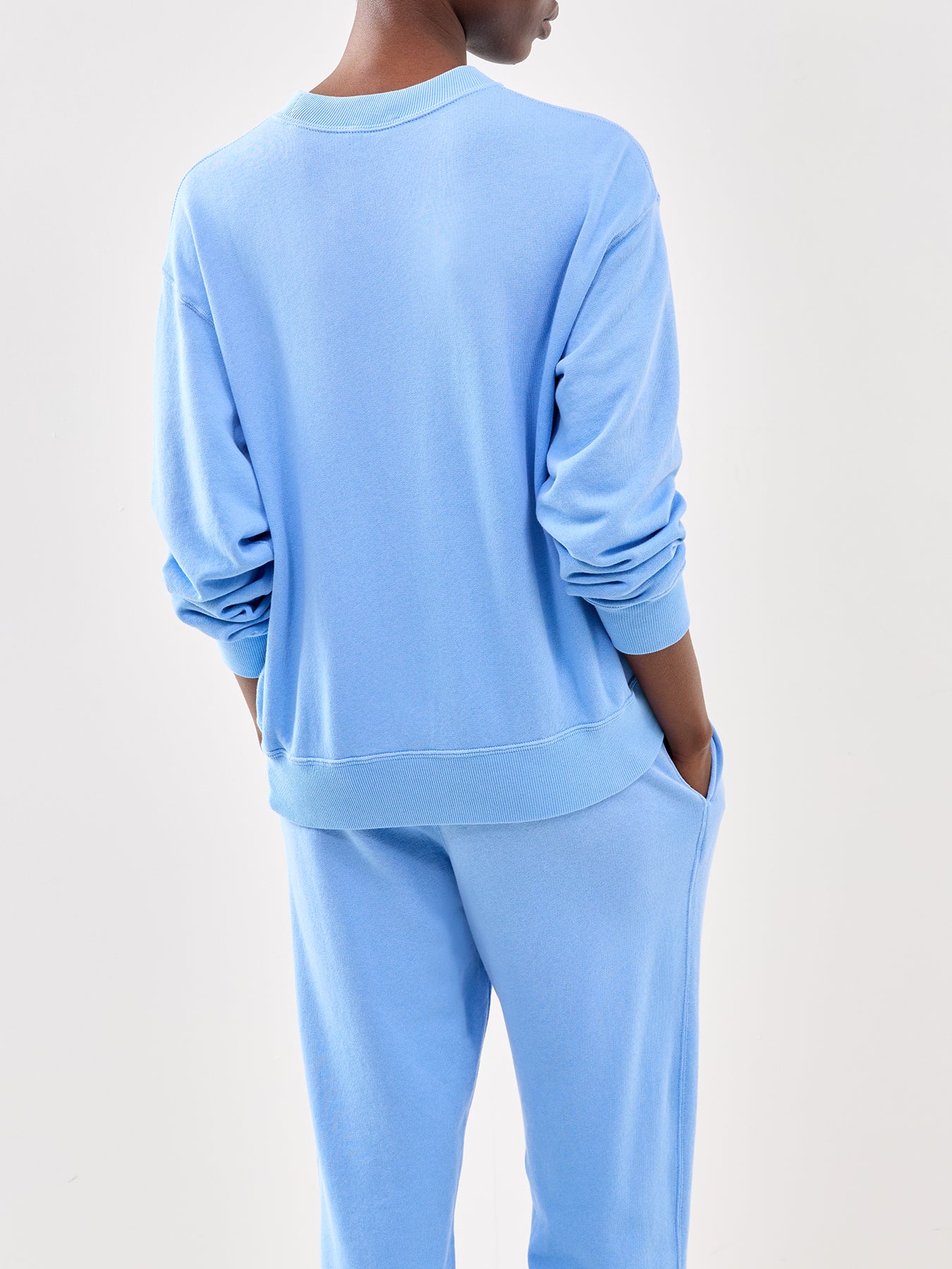 Knit Sweatshirt Blue