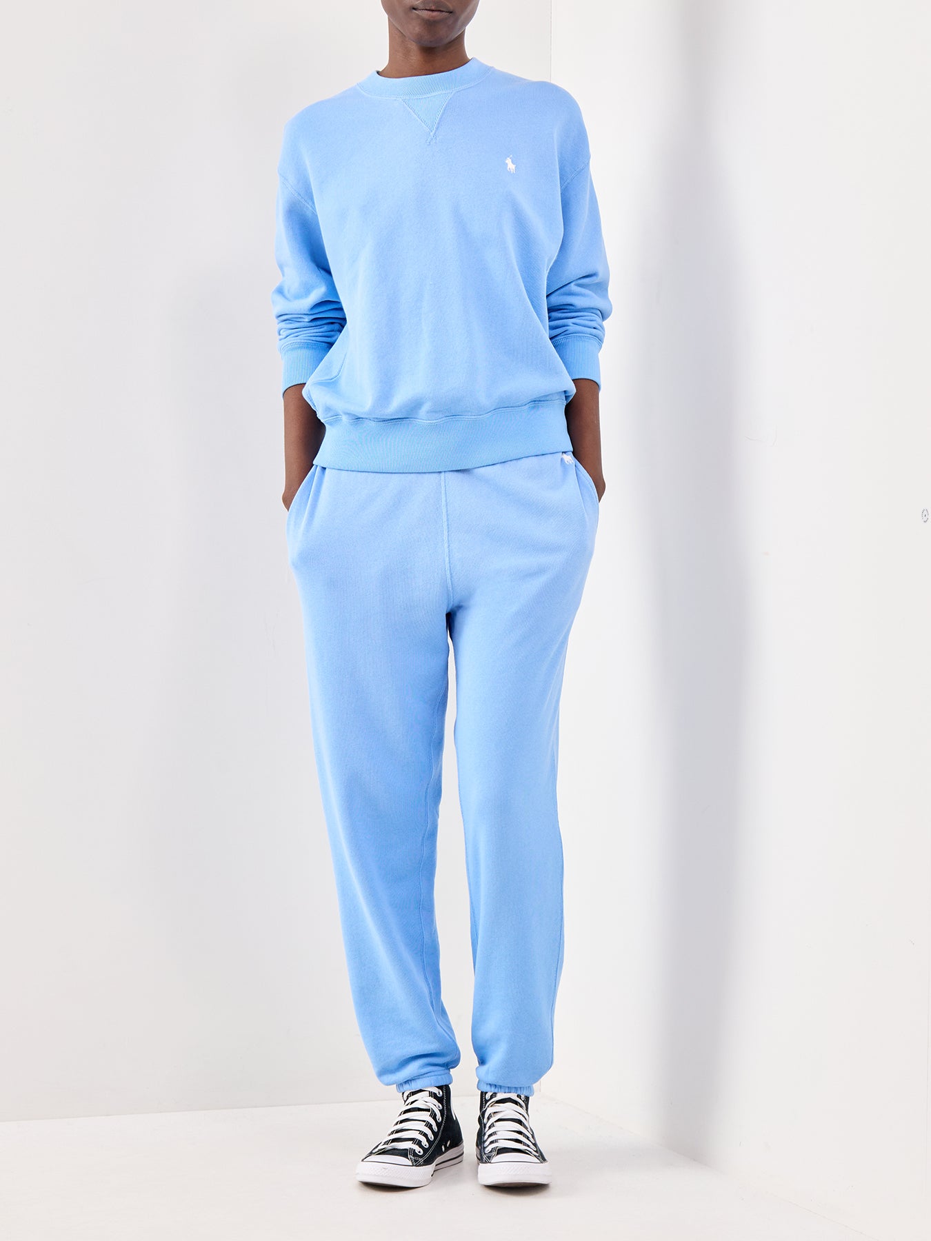 Knit Jogger Pants Blue