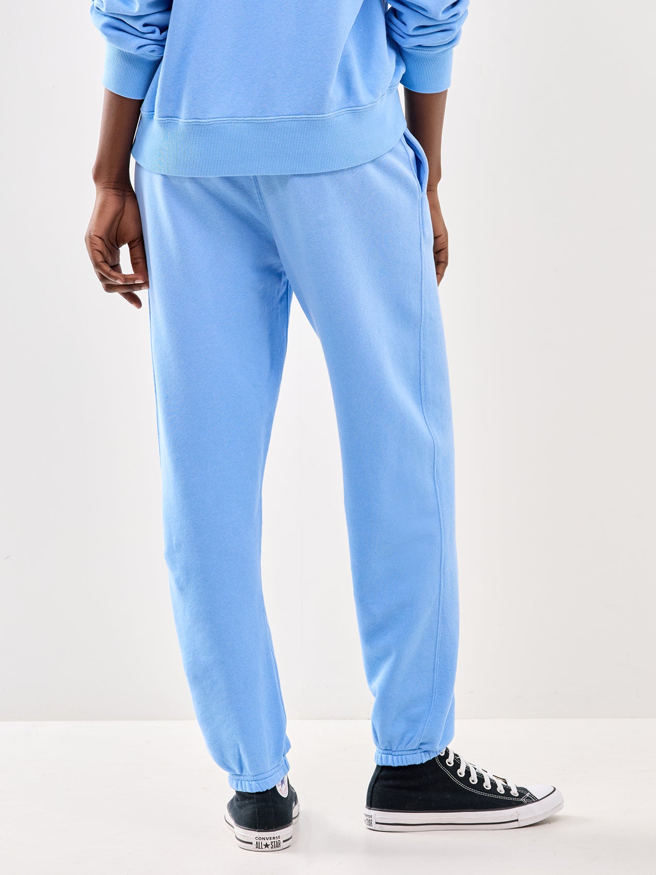Knit Jogger Pants Blue