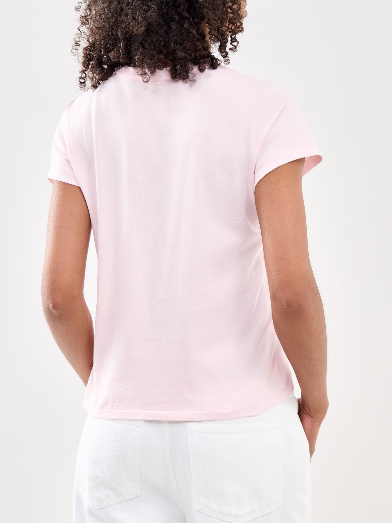 Cotton Short Sleeve T-Shirt Pink