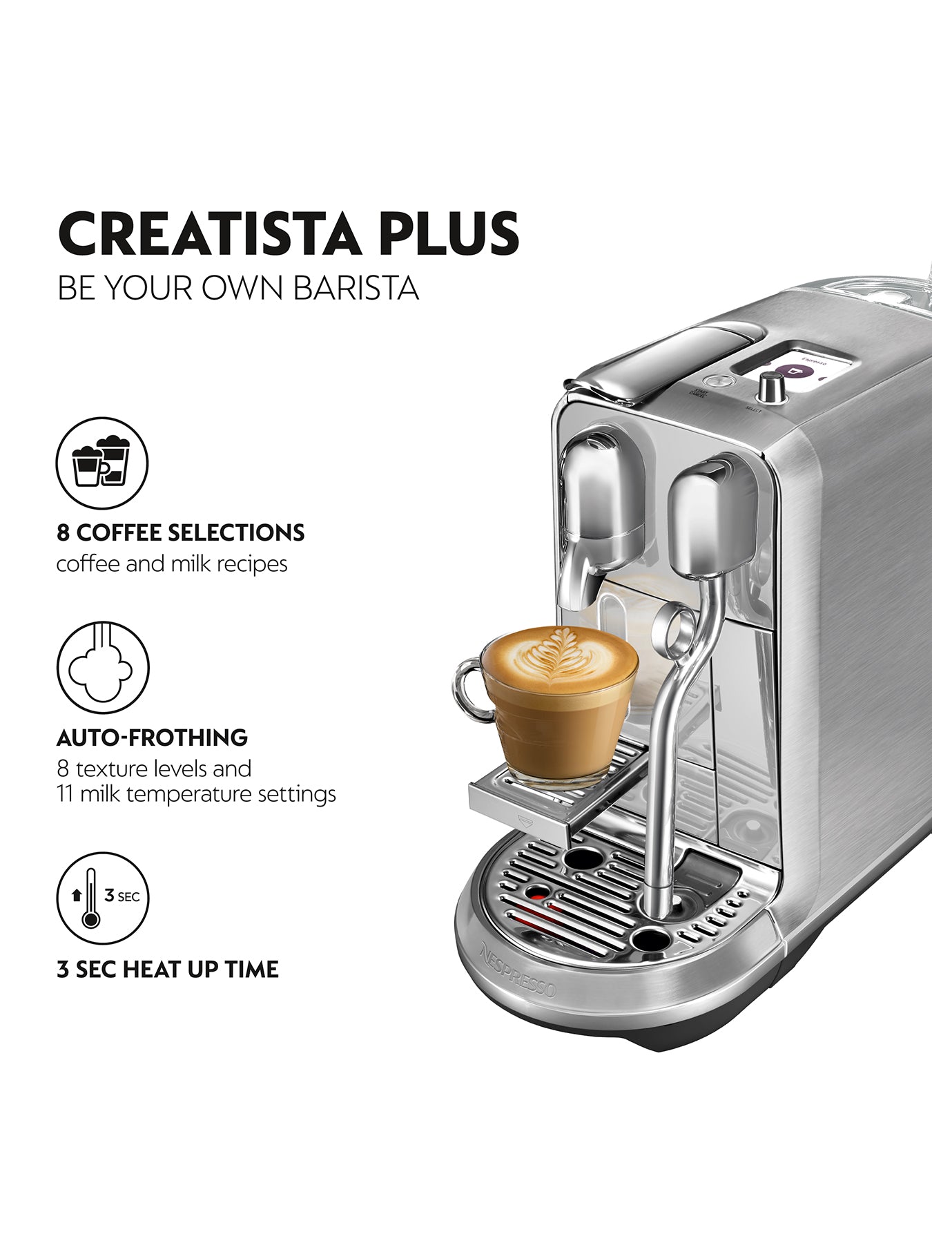 Creatista Plus Coffee Machine Stainless Steel