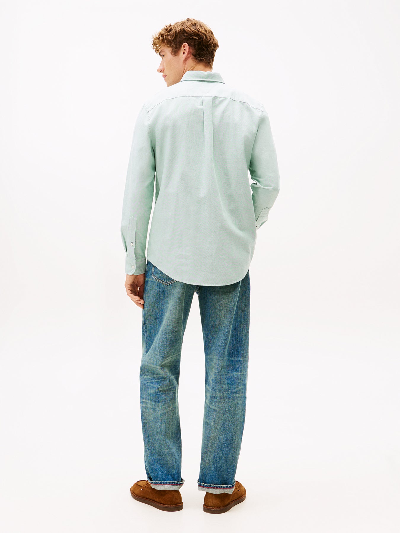 Button-Down Oxford Shirt Green
