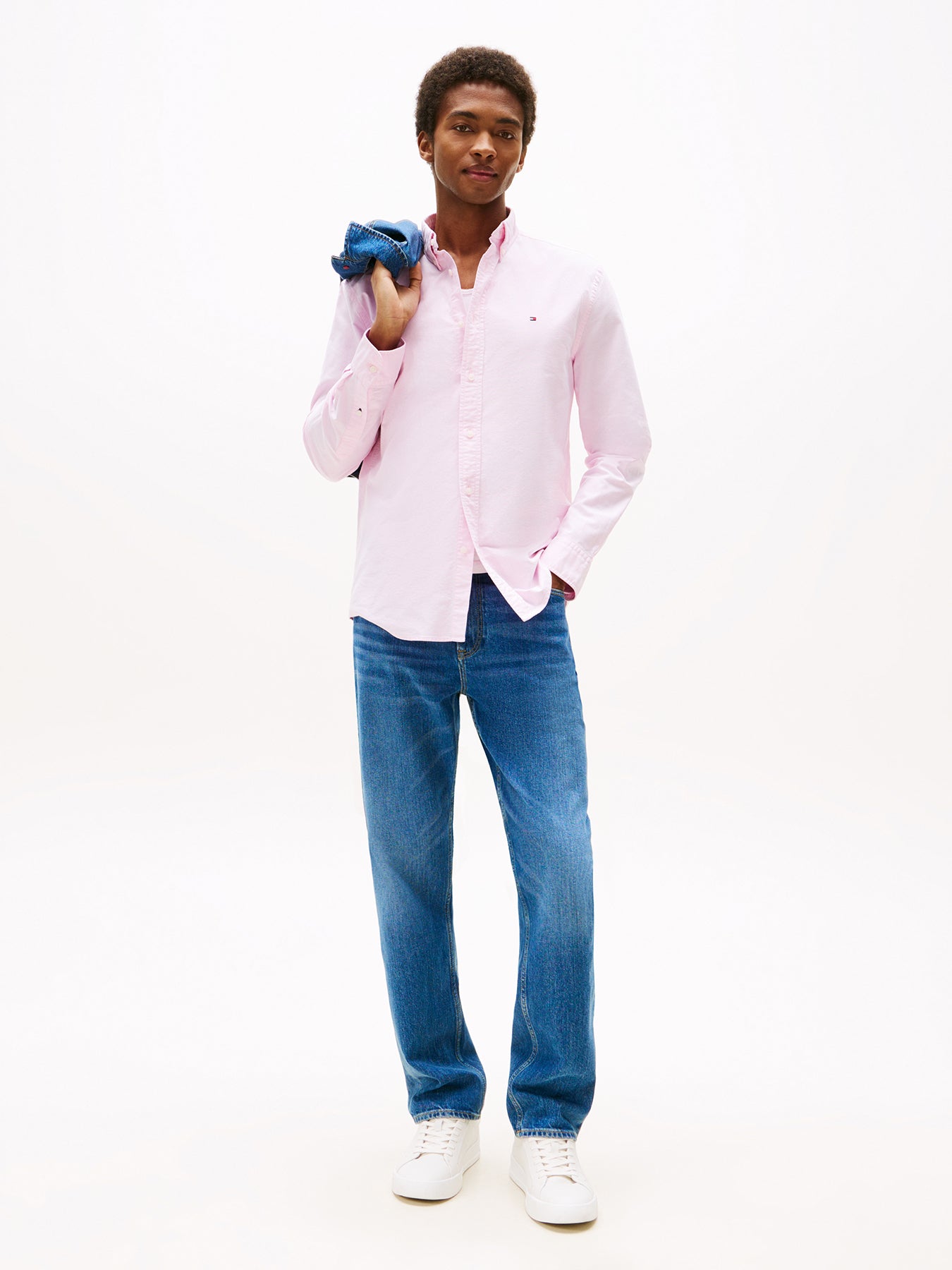 Button-Down Oxford Shirt Pink