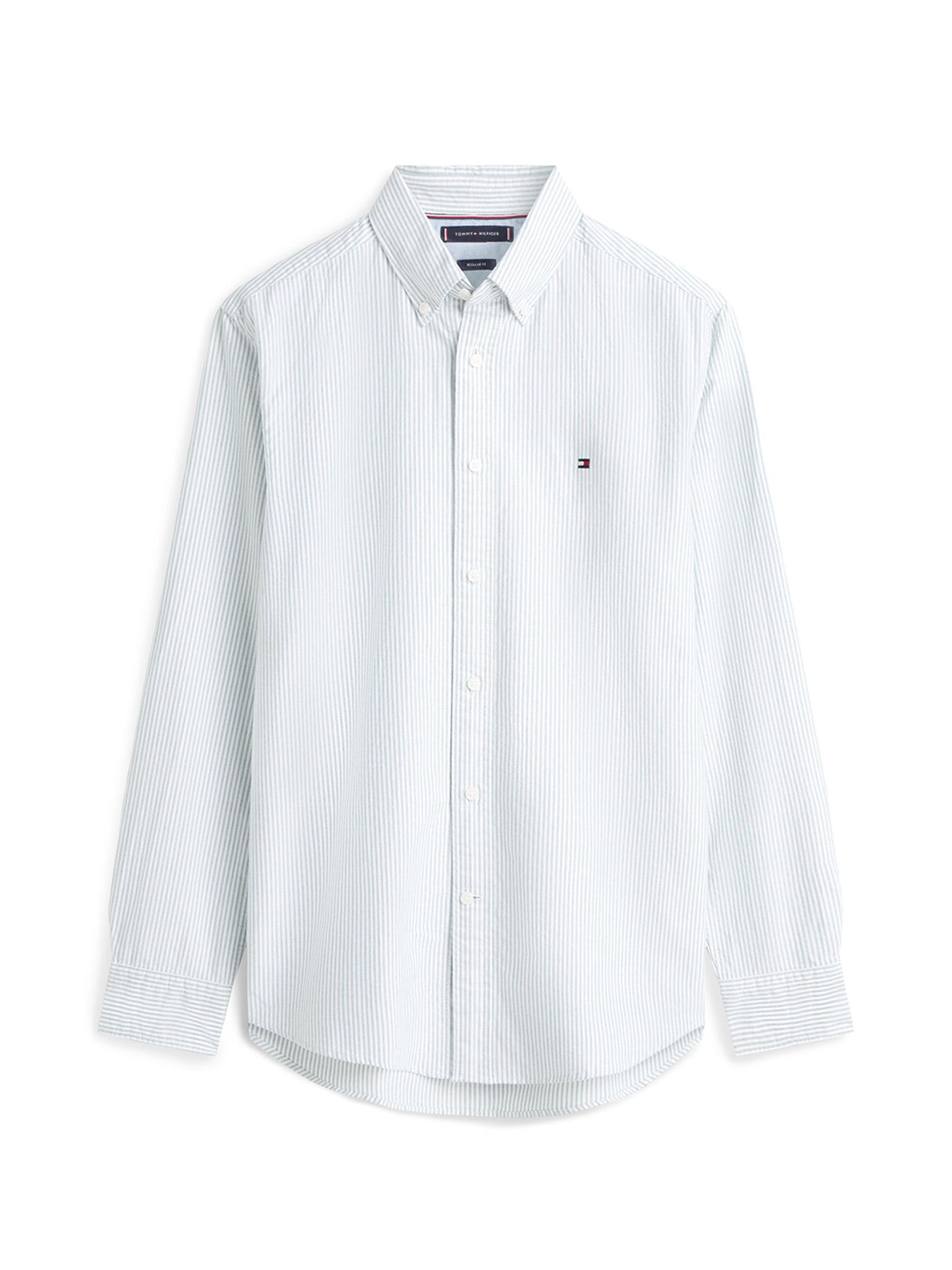 Striped Oxford Shirt Green