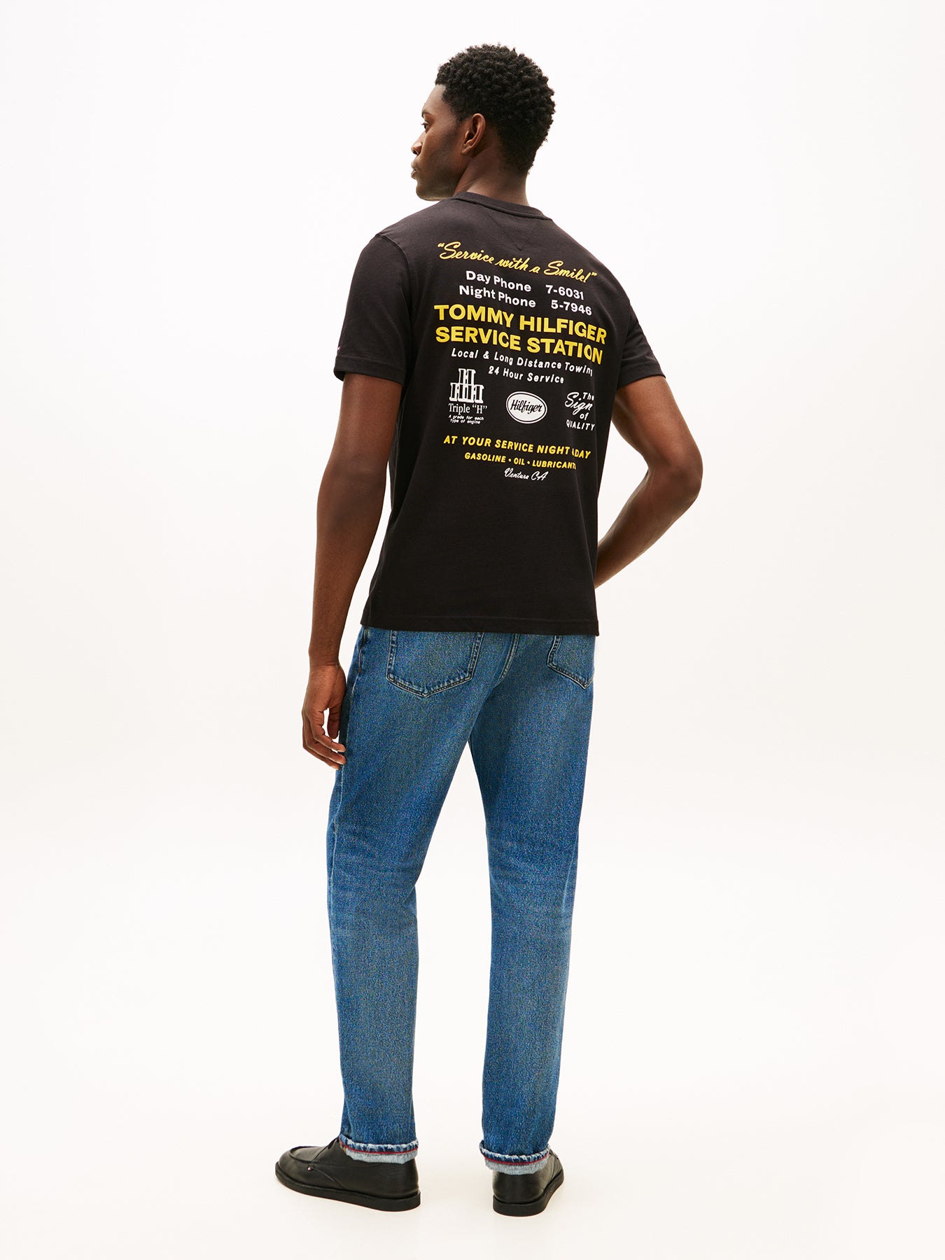 Back Graphic T-Shirt Black