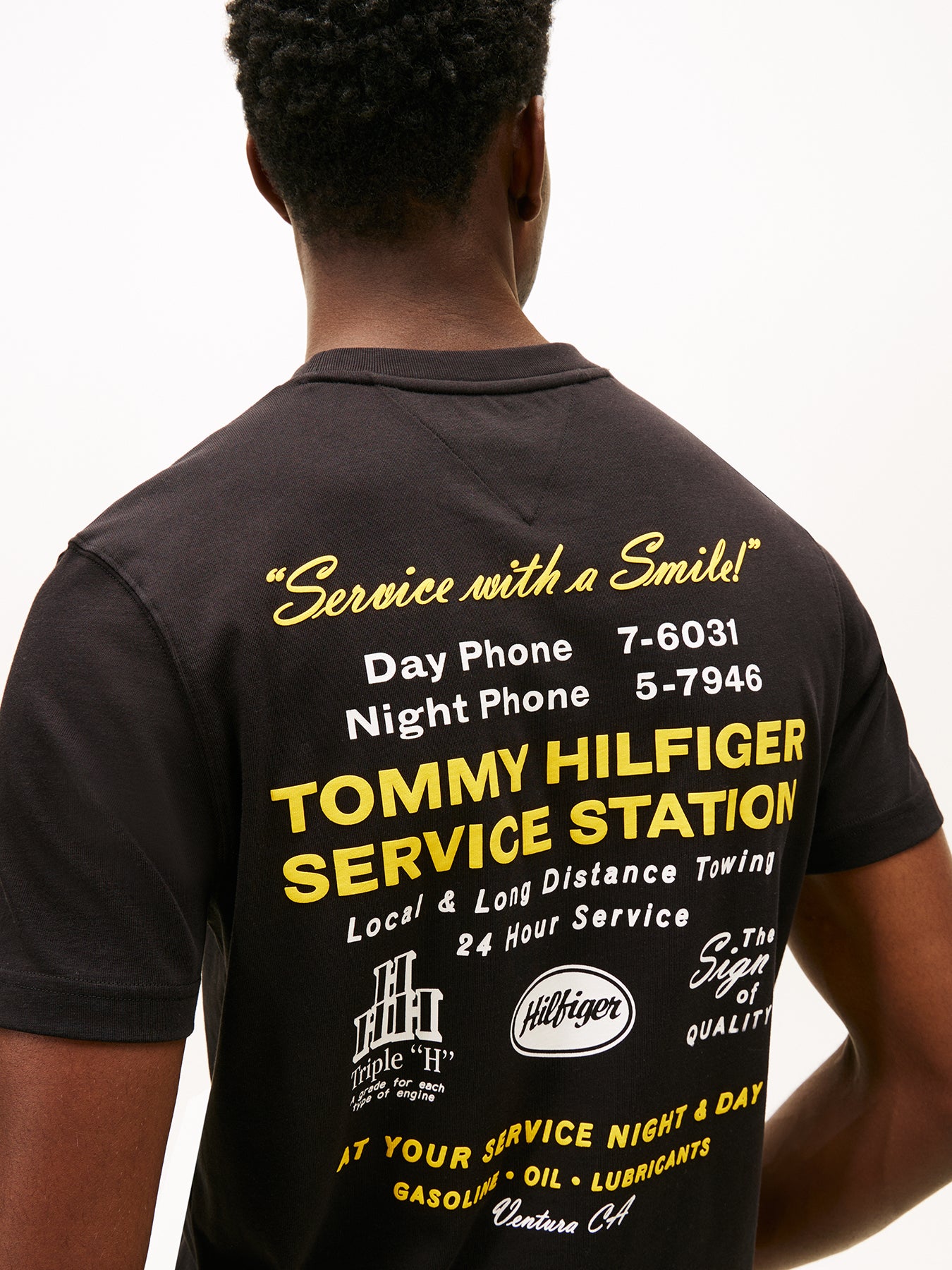 Back Graphic T-Shirt Black