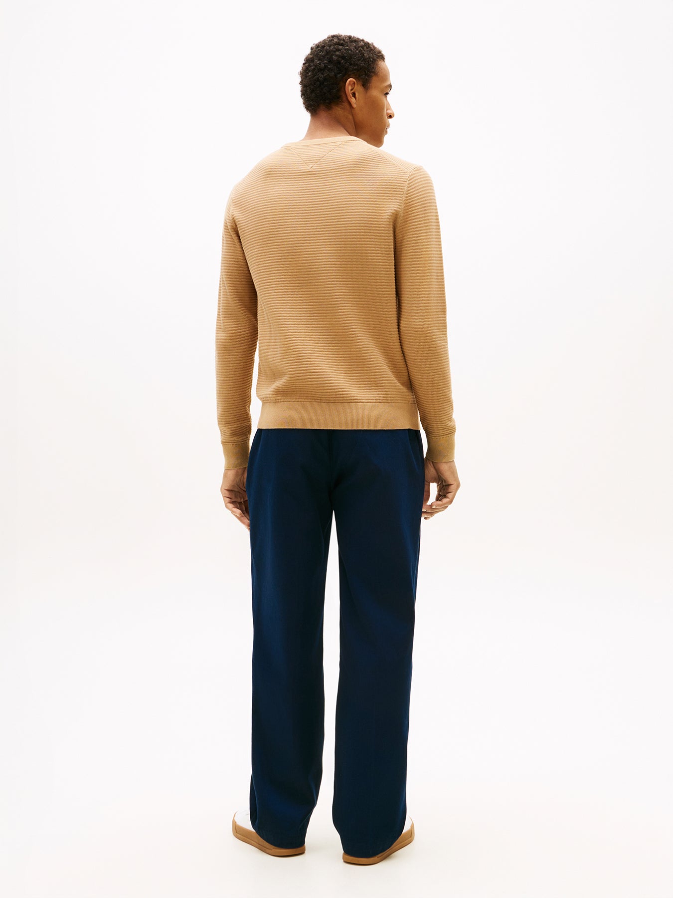 Textured Knit Jumper Neutral