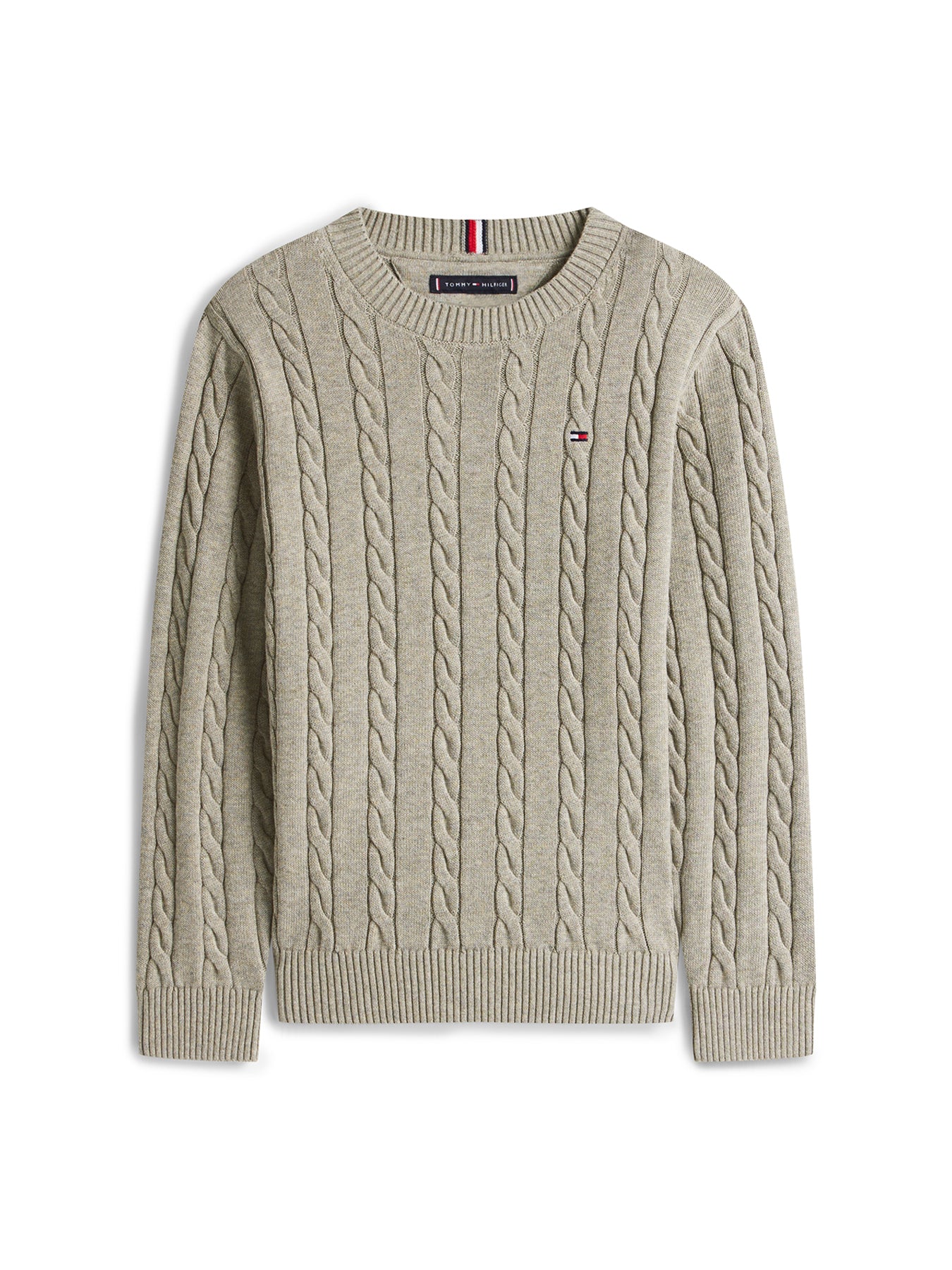 Kids’ Essential Cable Knit Jumper Grey