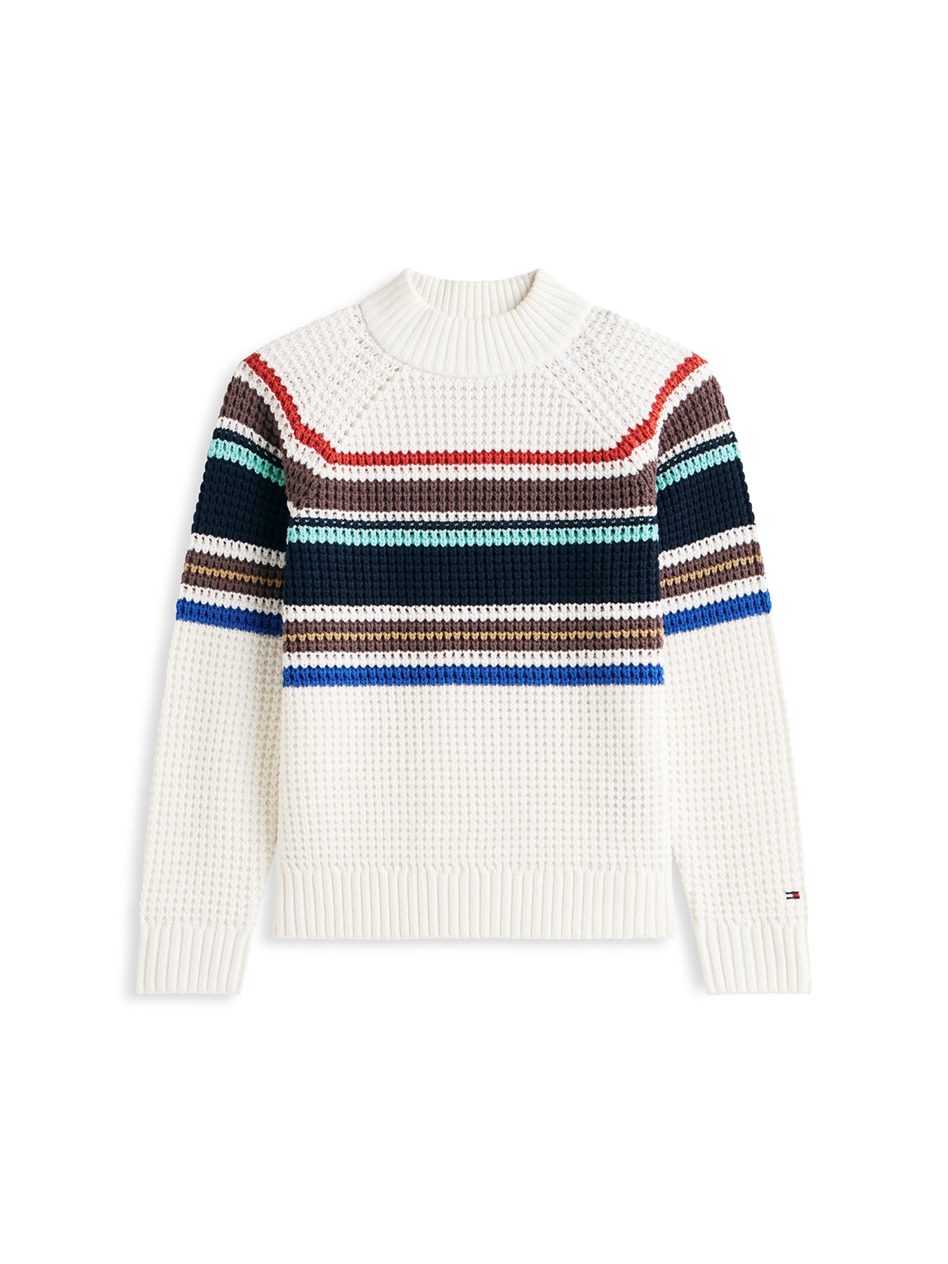 Kids’ Textured Knit Jumper White