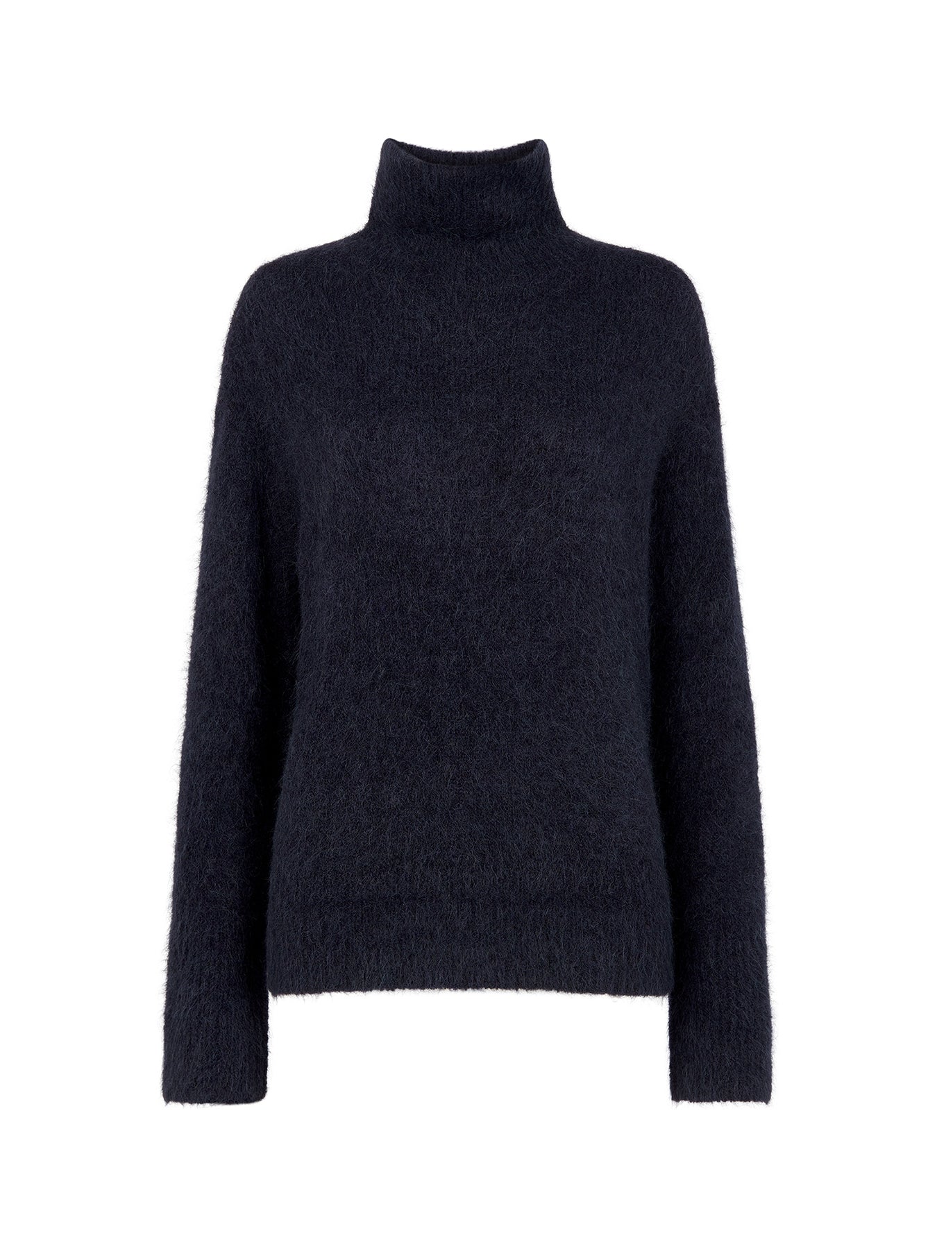 Alpaca Blend Funnel Knit