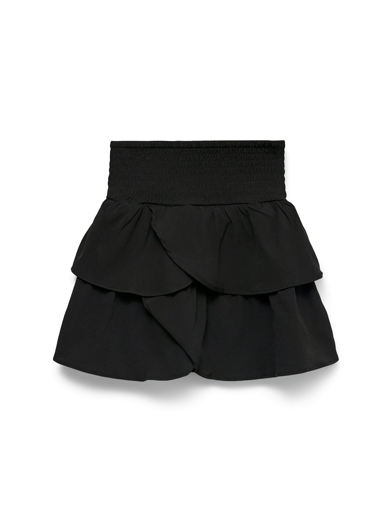 Kids’ Smock Layer Jersey Skirt Black