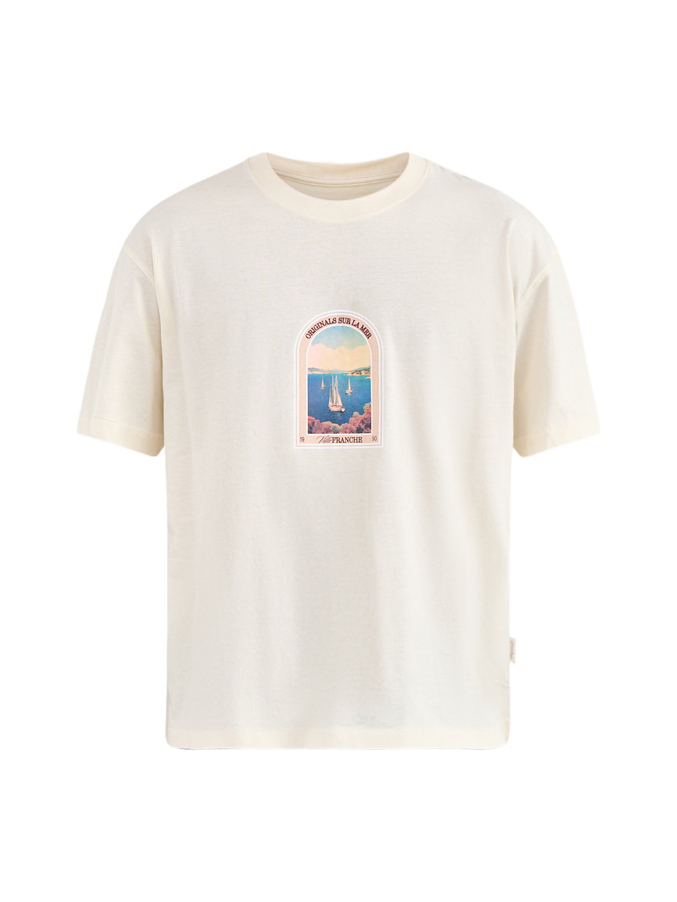 Cassis Graphic T-Shirt Cream