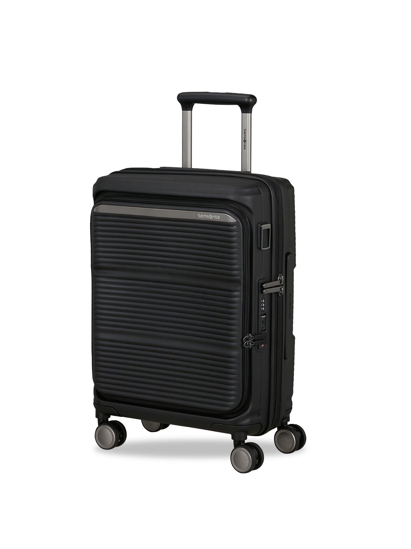 Paralux Expandable Cabin Spinner Suitcase 55cm Black