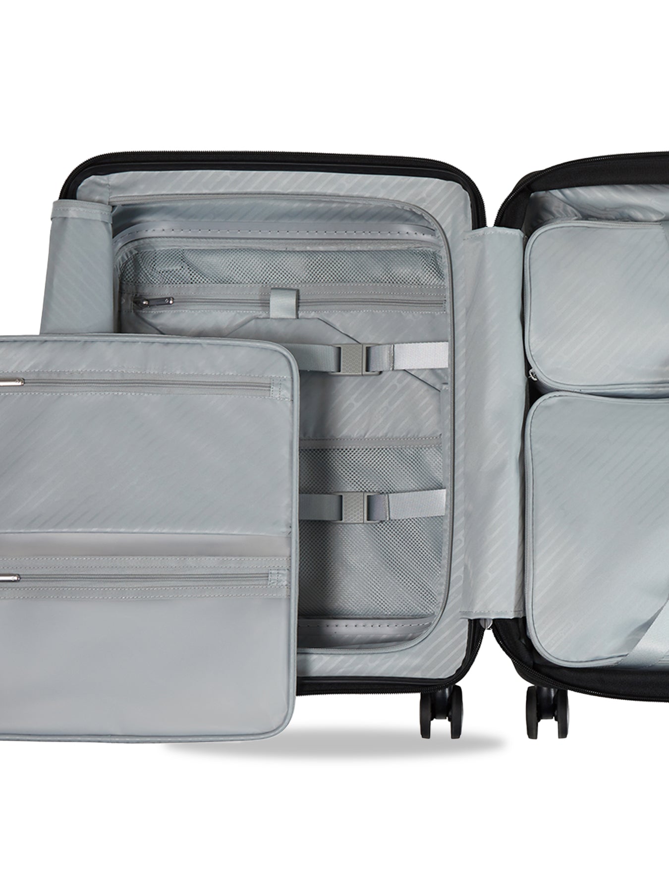 Paralux Expandable Cabin Spinner Suitcase 55cm Black