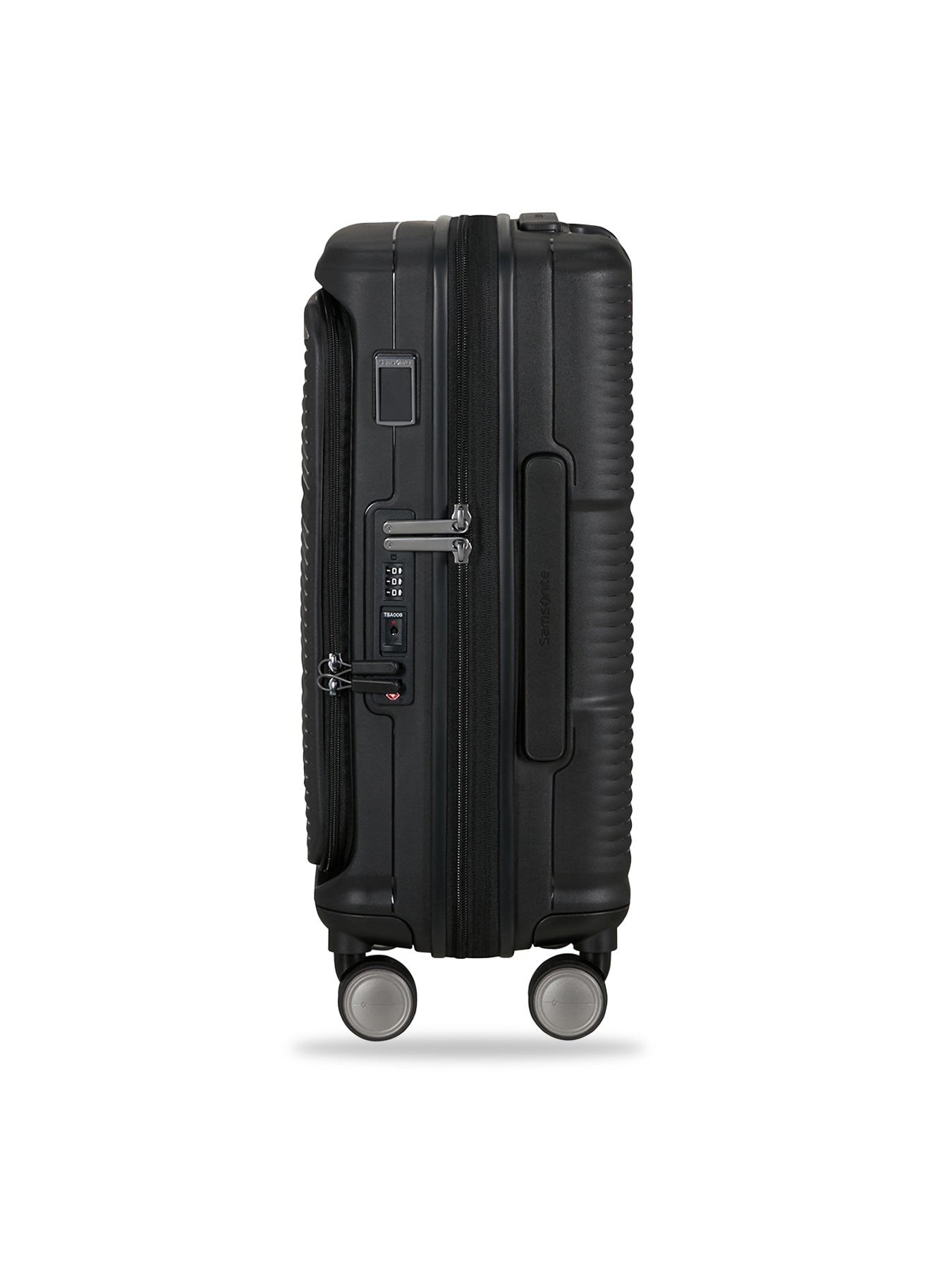 Paralux Expandable Cabin Spinner Suitcase 55cm Black