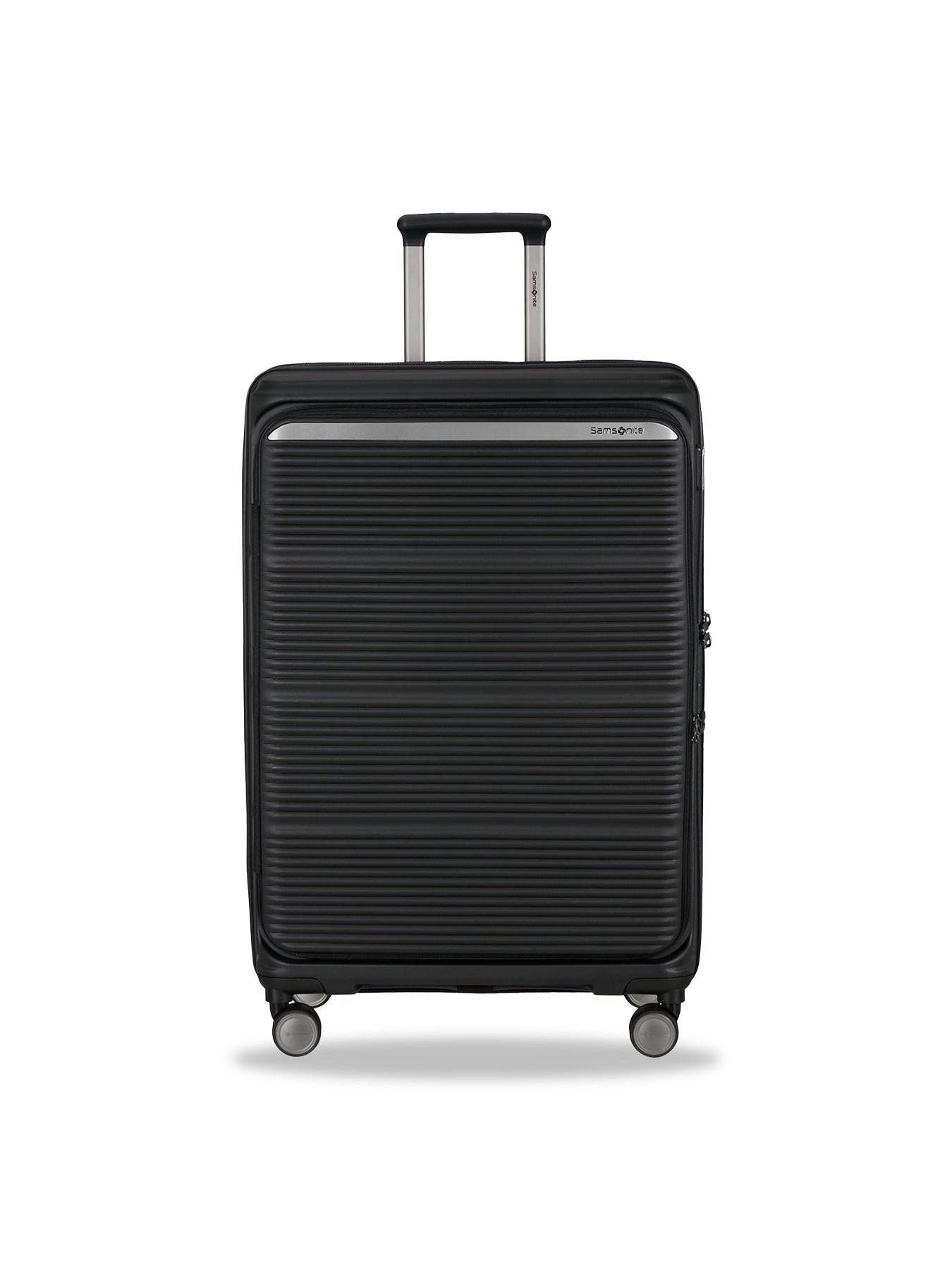 Paralux Expandable Large Suitcase Black