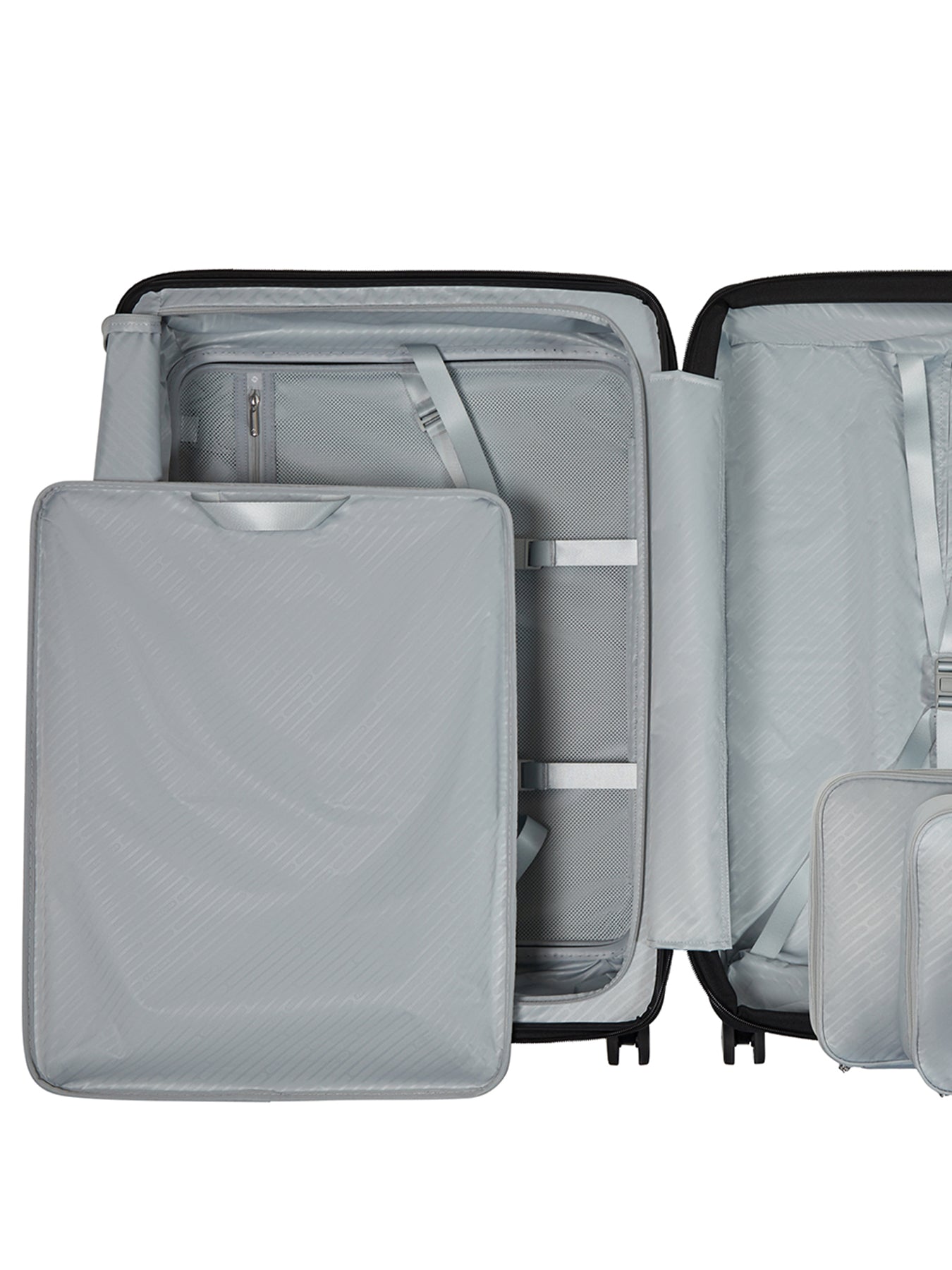 Paralux Expandable Large Suitcase Black