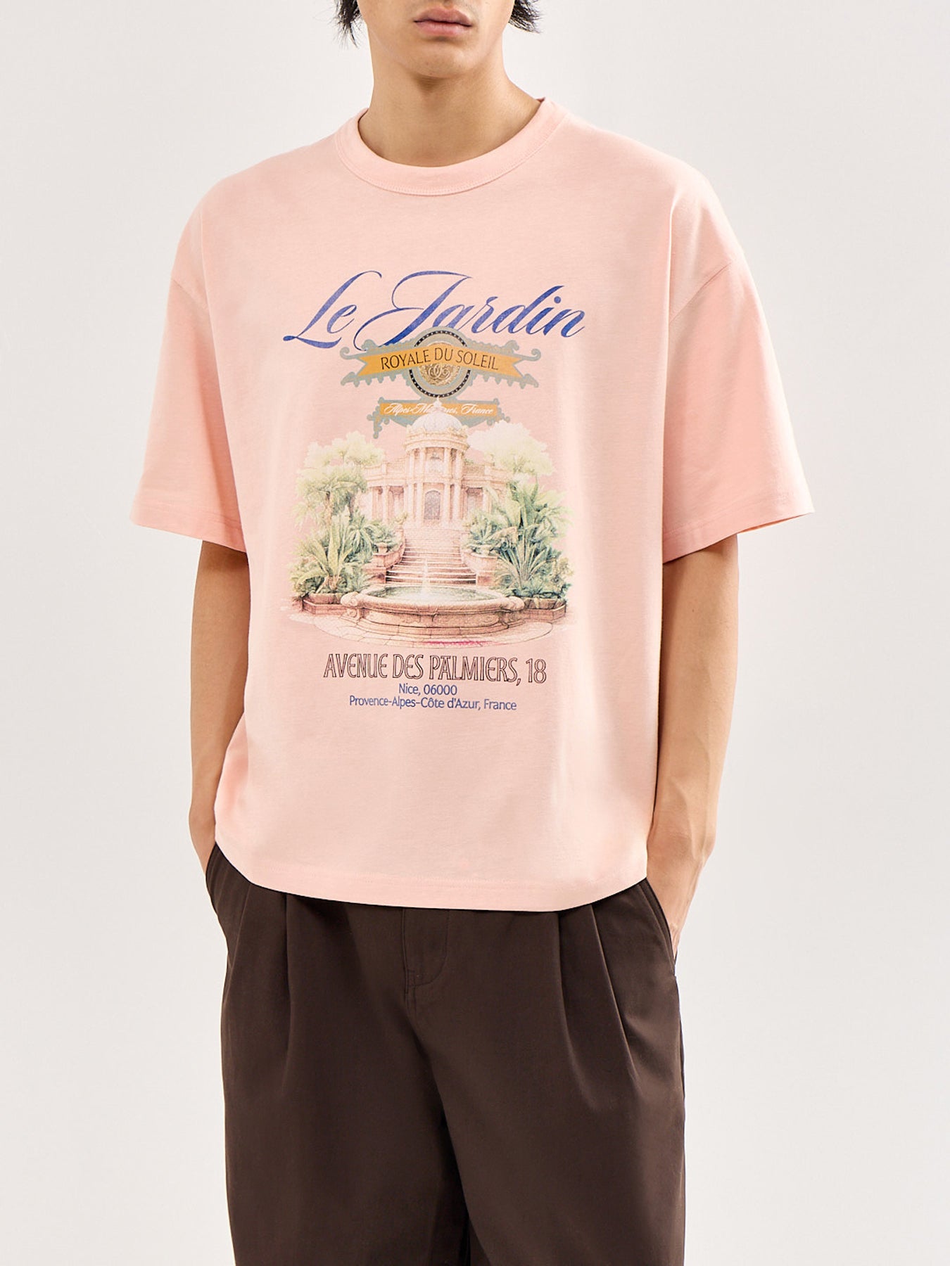 Menton Photo T-Shirt Pink