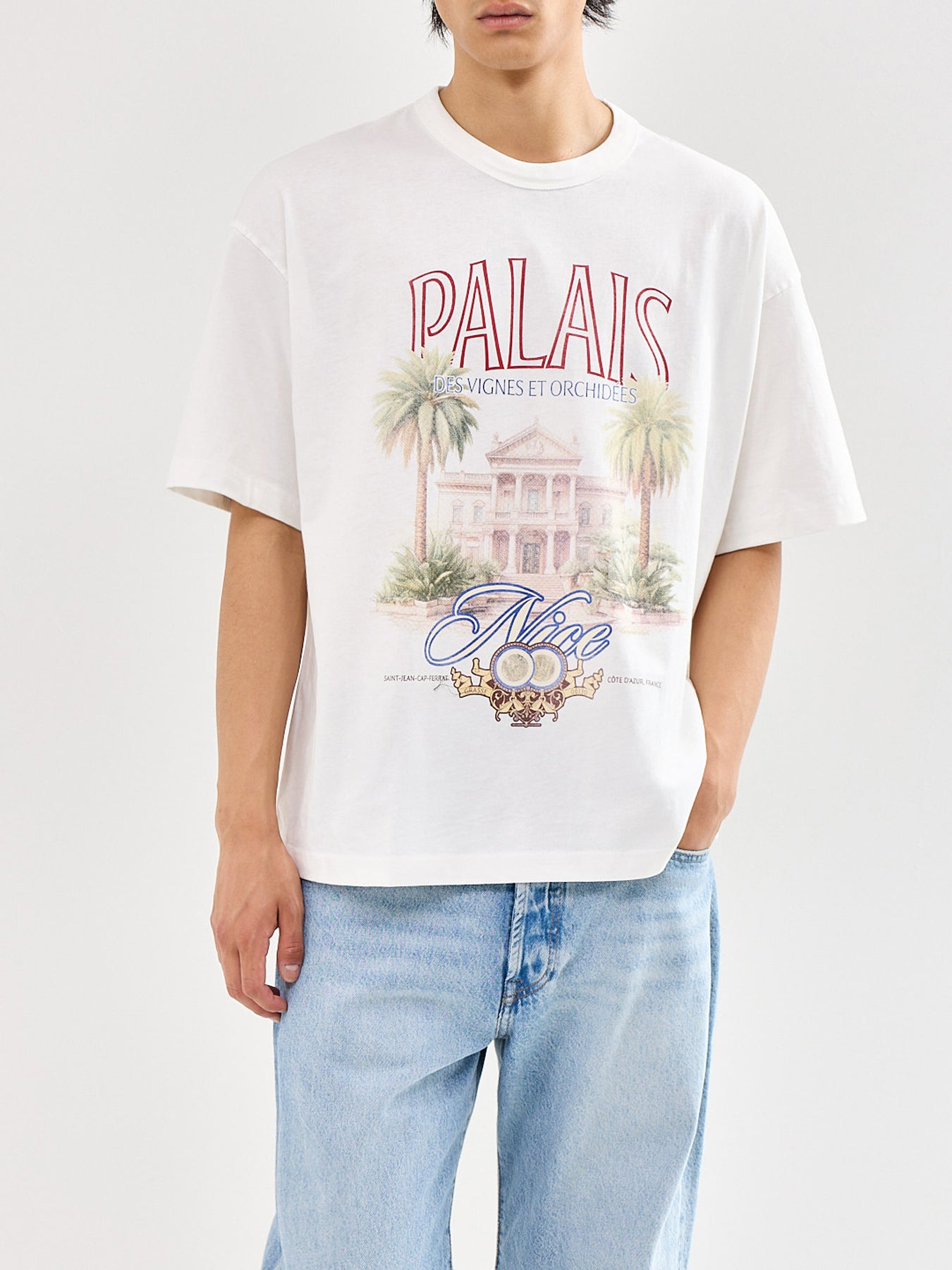 Menton Photo T-Shirt White