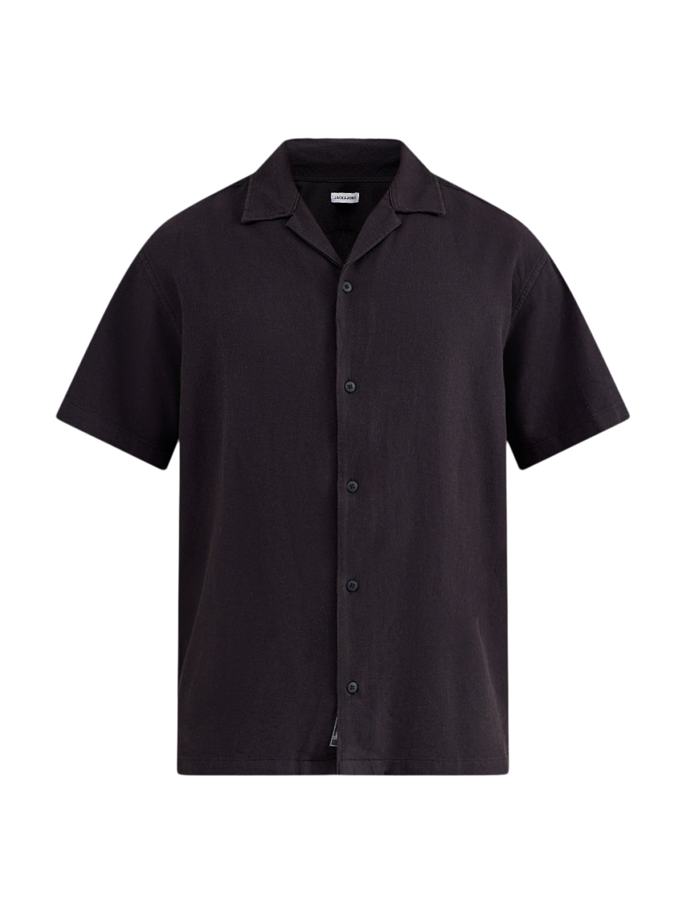 Global Waffle Resort Shirt Black