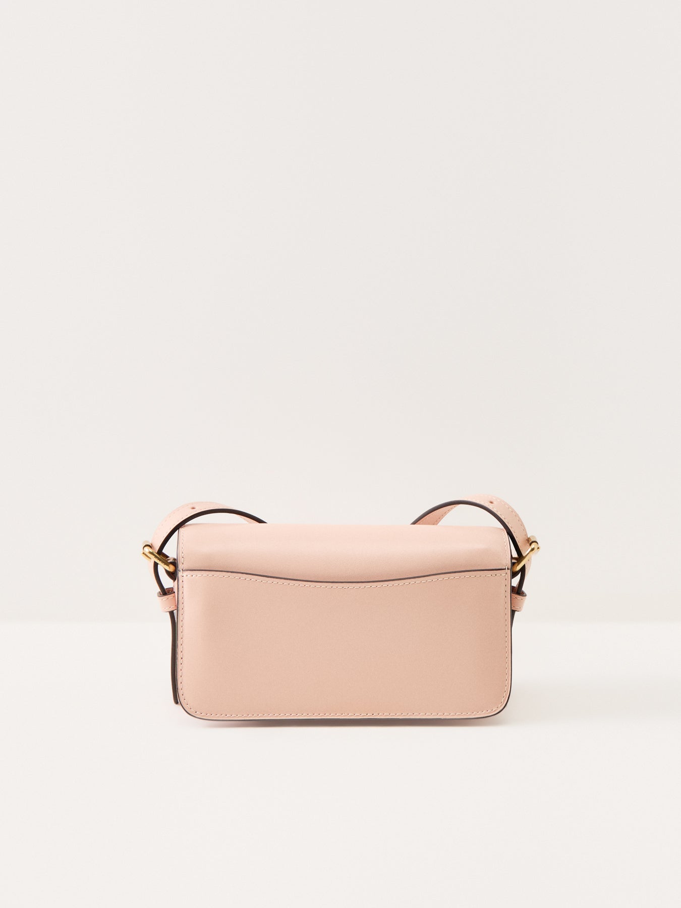 Refined Calf Leather Zoe Shoulder Bag Cream
