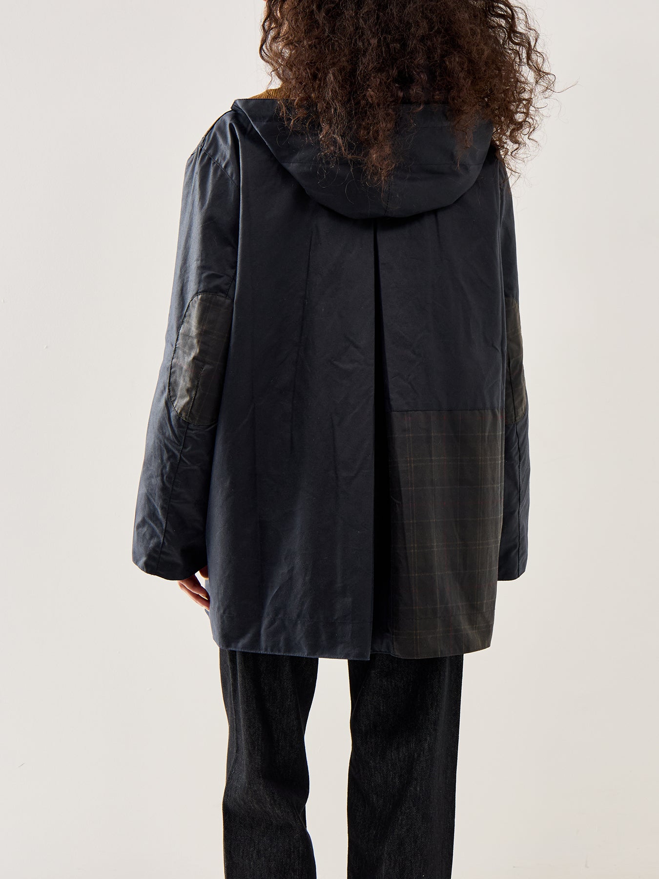 Barbour x Ganni Hooded Duffle Wax Jacket