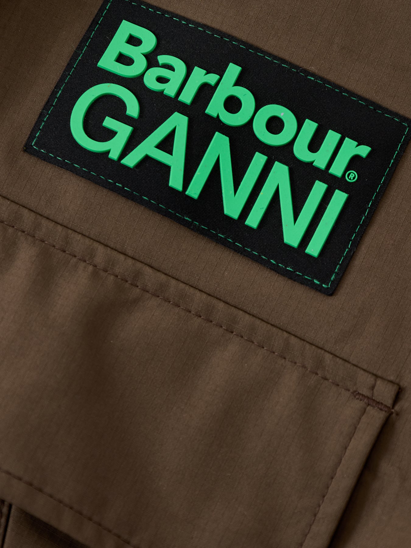 Barbour x Ganni Waterproof Parka Jacket