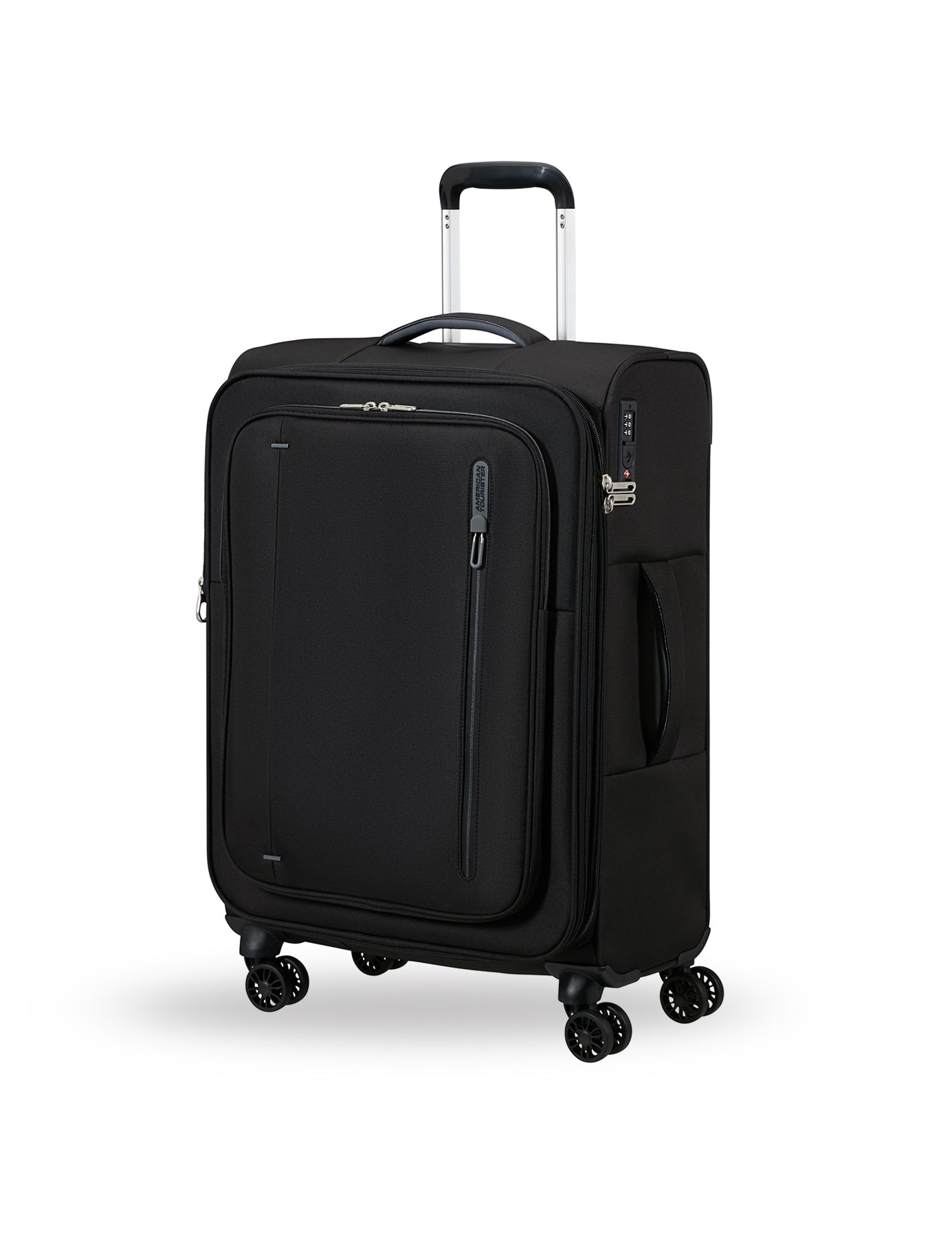 Cloudrider Medium Expandable Spinner Suitcase 44cm Jet Black