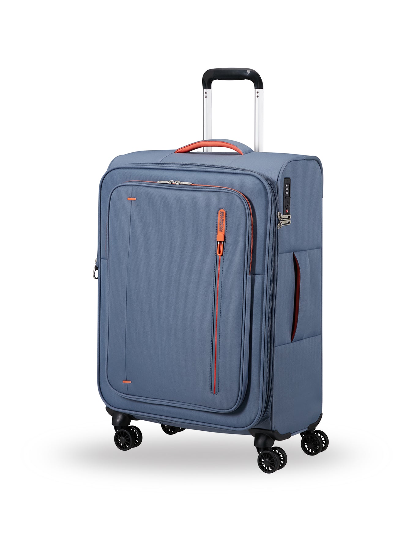 Cloudrider Medium Expandable Spinner Suitcase Stone Blue 49cm
