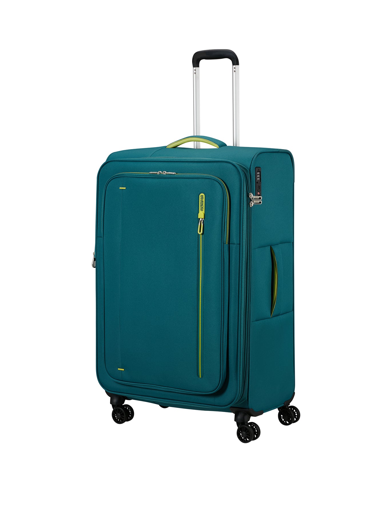 Cloudrider Large Expandable Spinner Suitcase Misty Teal 49cm