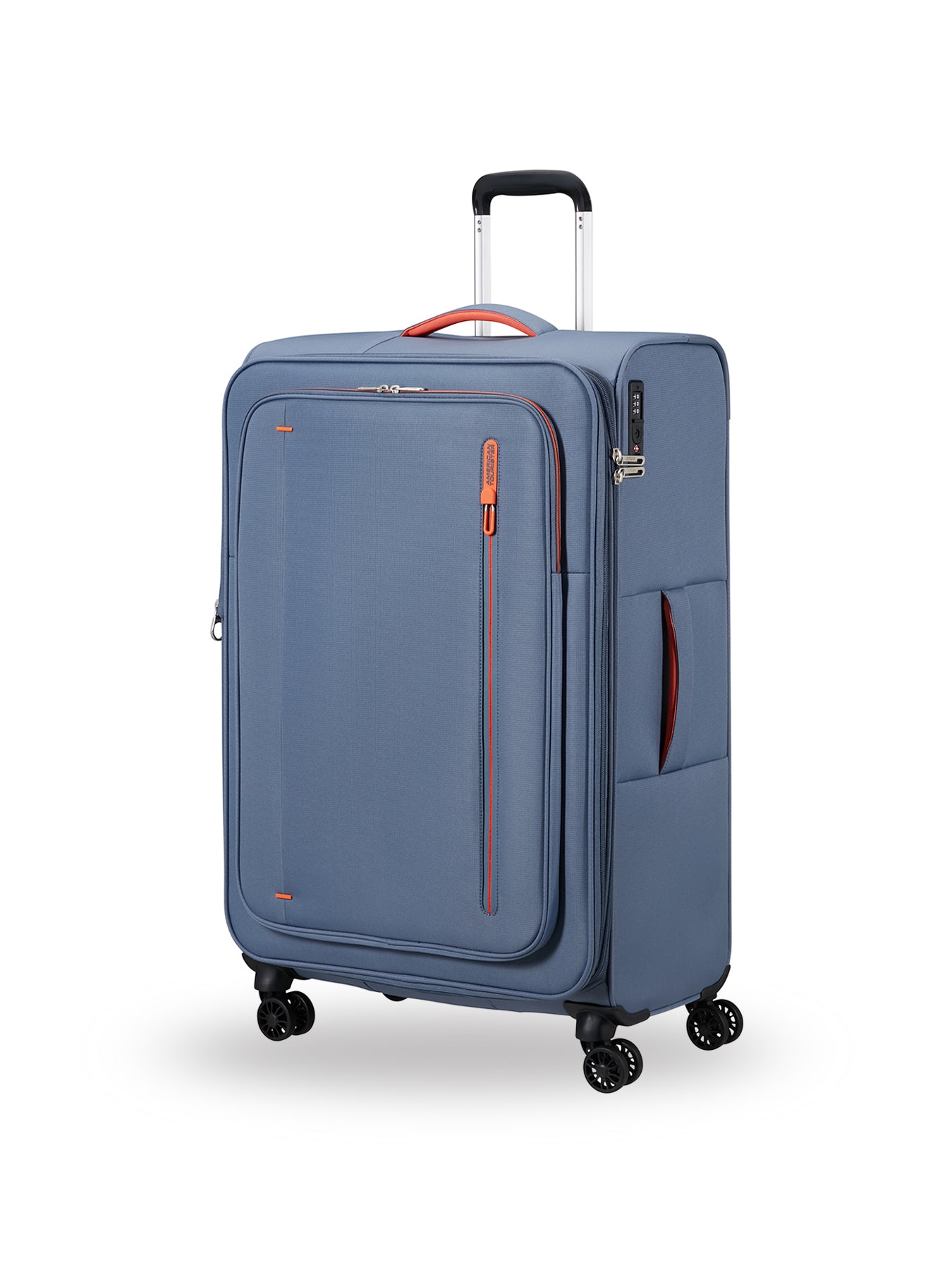 Cloudrider Large Expandable Spinner Suitcase Stone Blue