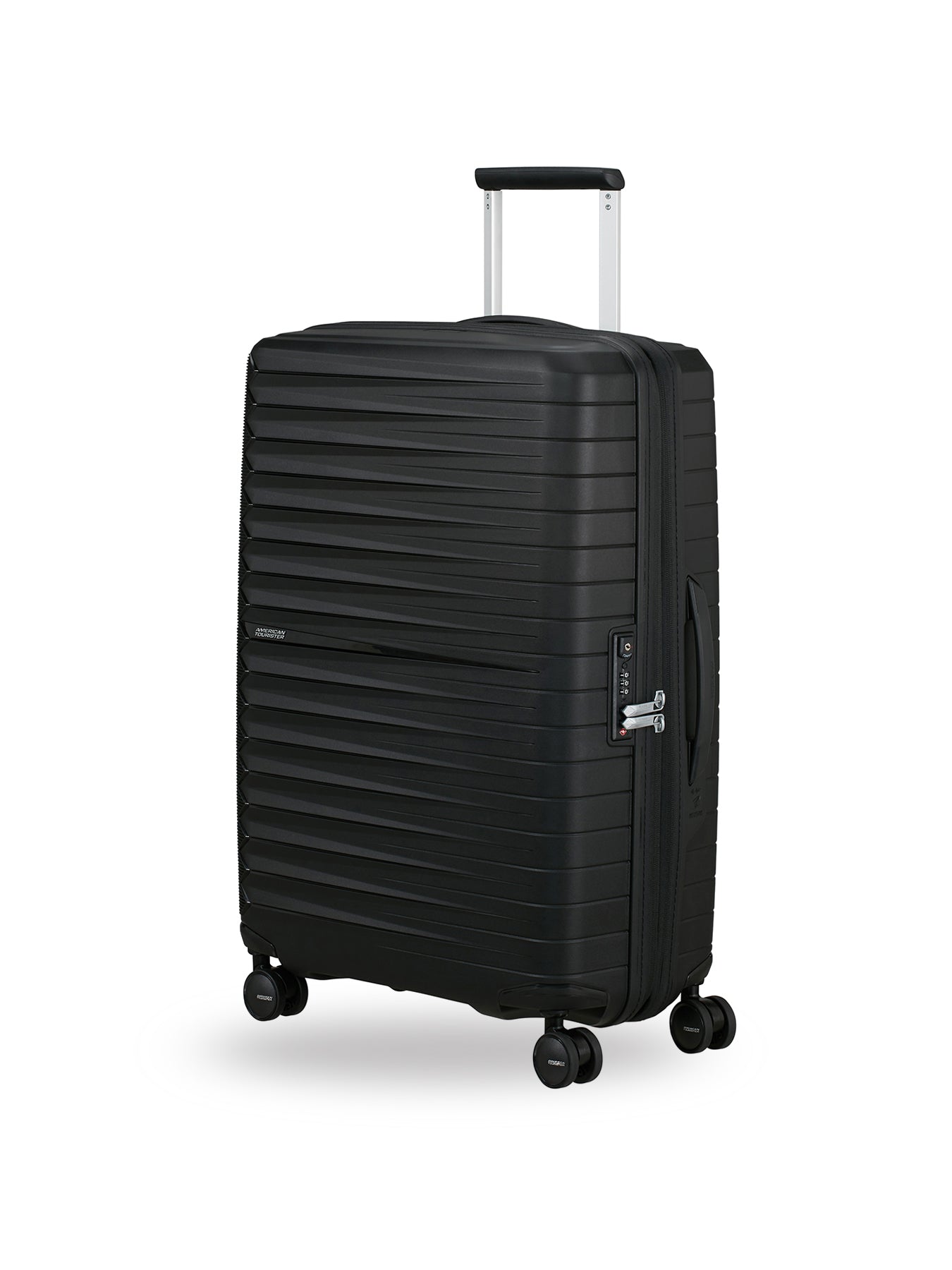 Medium Spinner Suitcase Flash Black