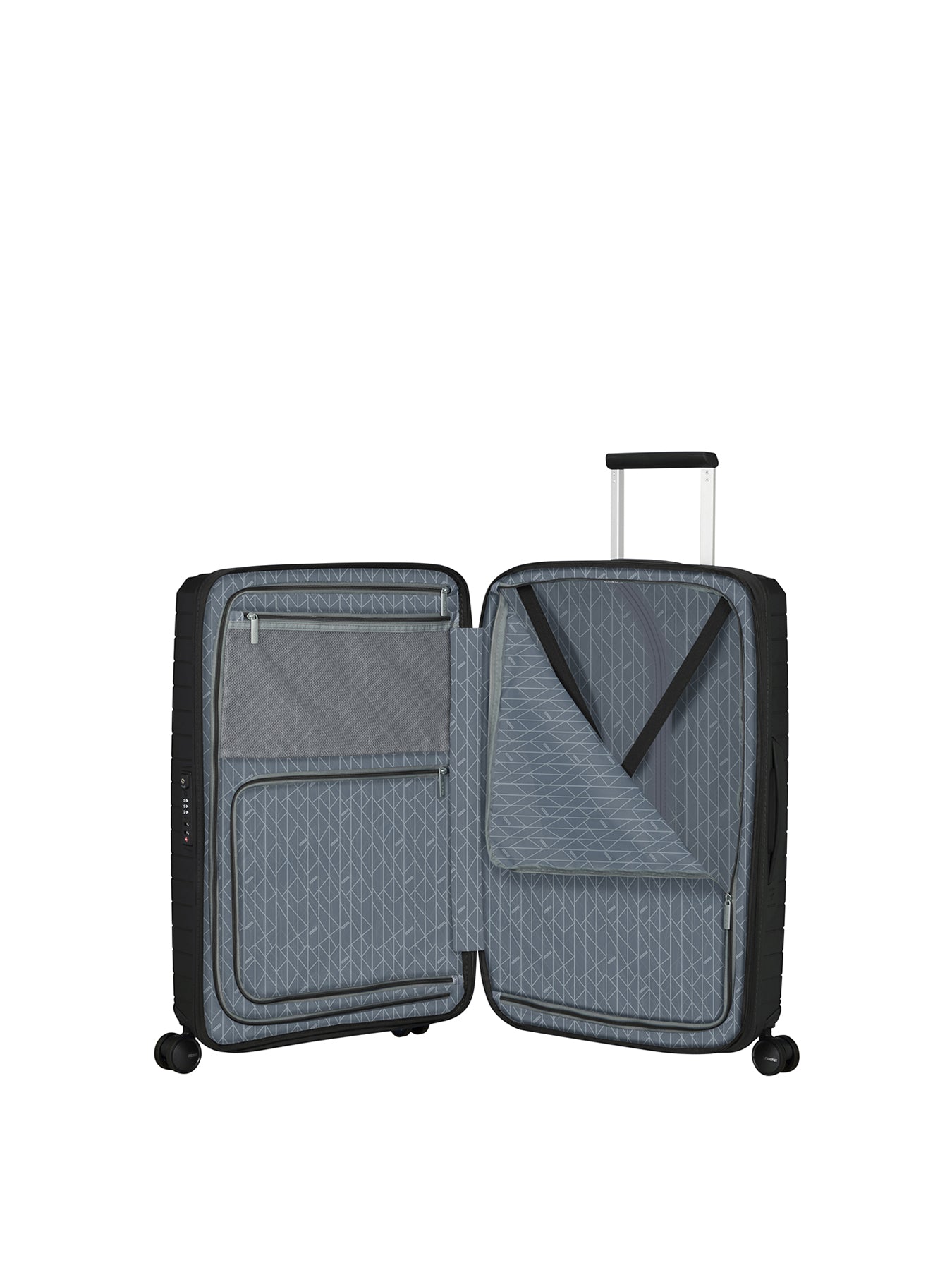 Medium Spinner Suitcase Flash Black