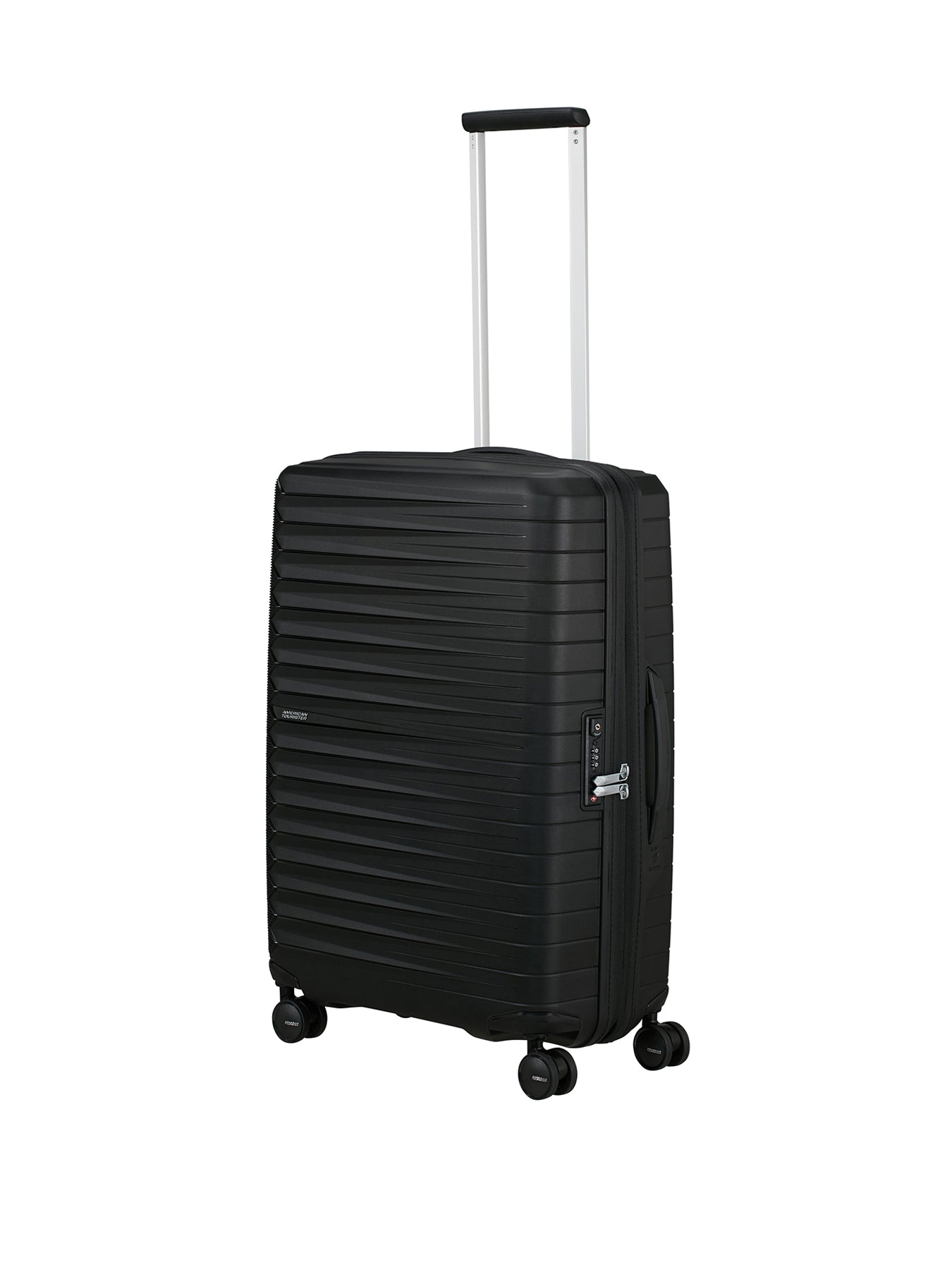 Medium Spinner Suitcase Flash Black