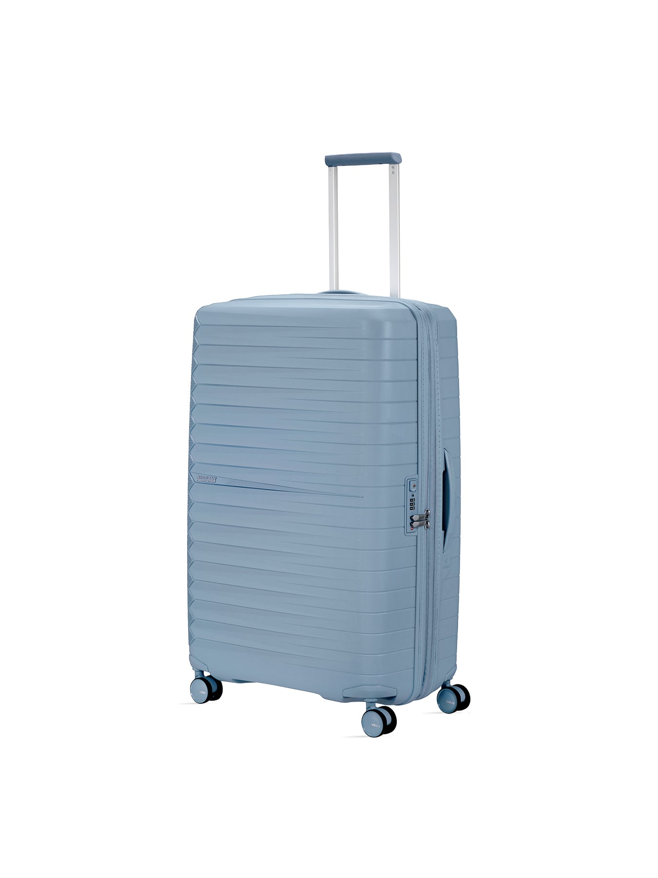 Large Spinner Suitcase Steel Blue