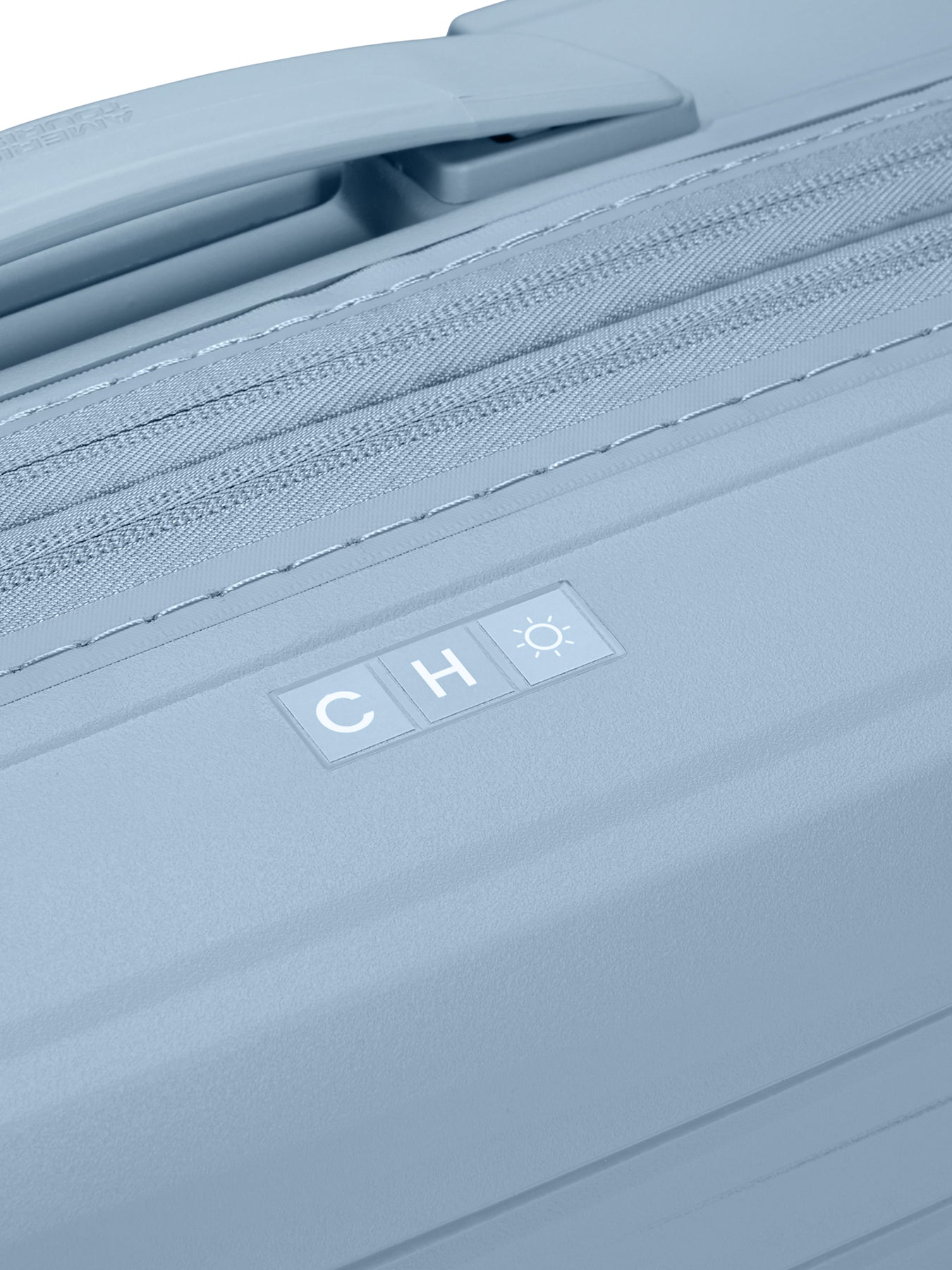 Large Spinner Suitcase Steel Blue