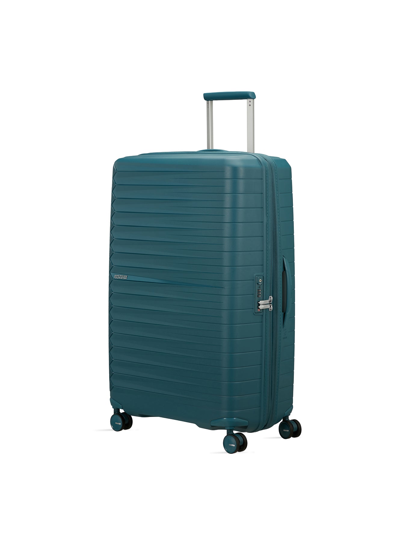 Large Spinner Suitcase Totally Teal