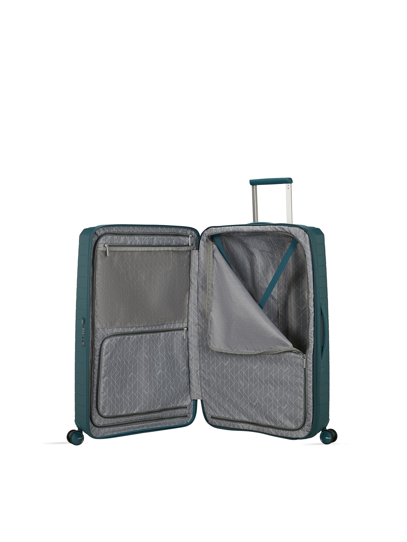 Large Spinner Suitcase Totally Teal