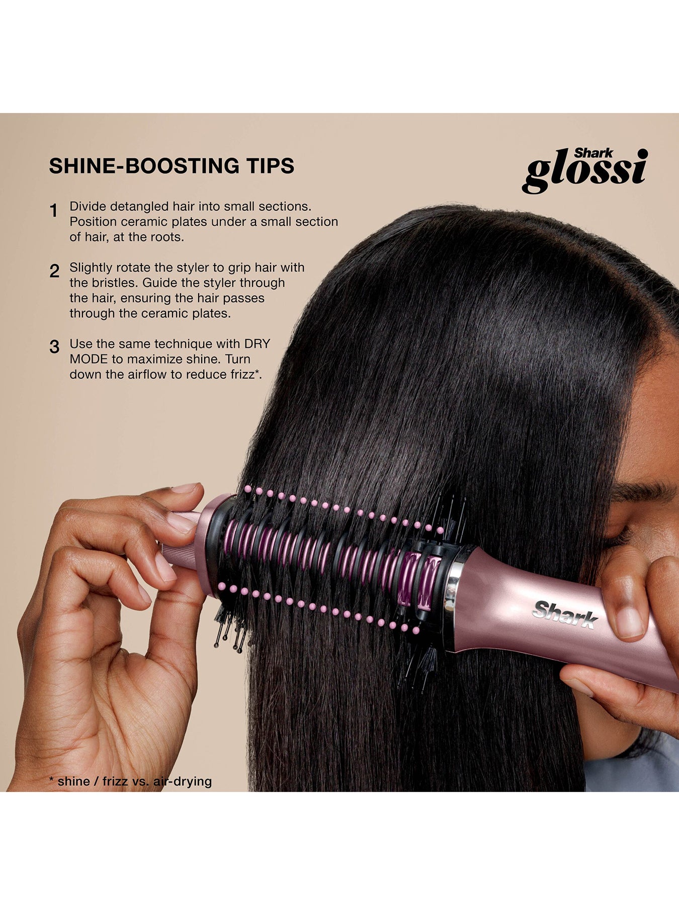 Glossi 2-in-1 Hot Tool & Air Glosser