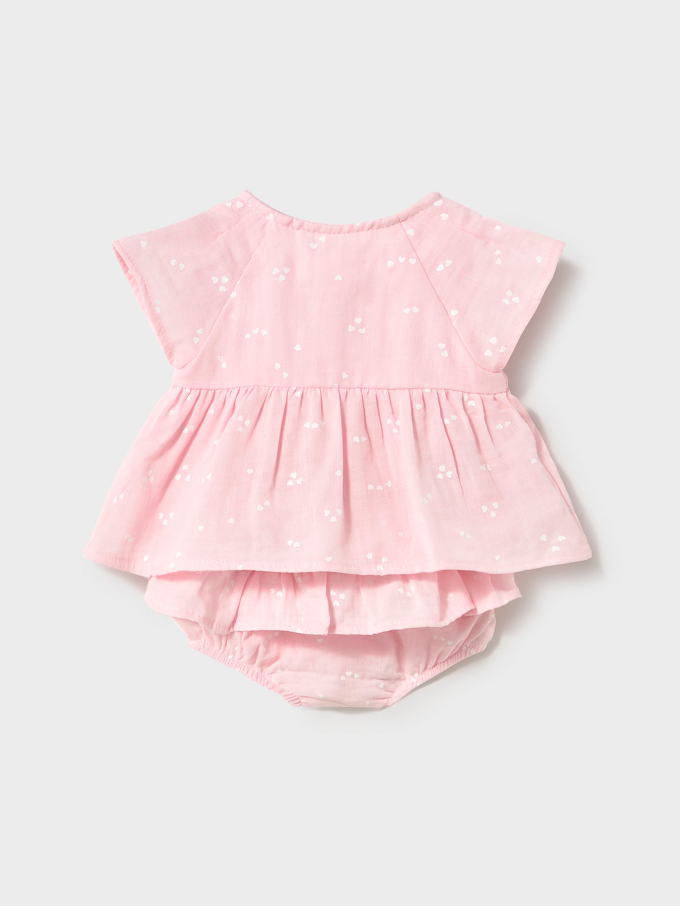 Baby Hearts Short Set Pink
