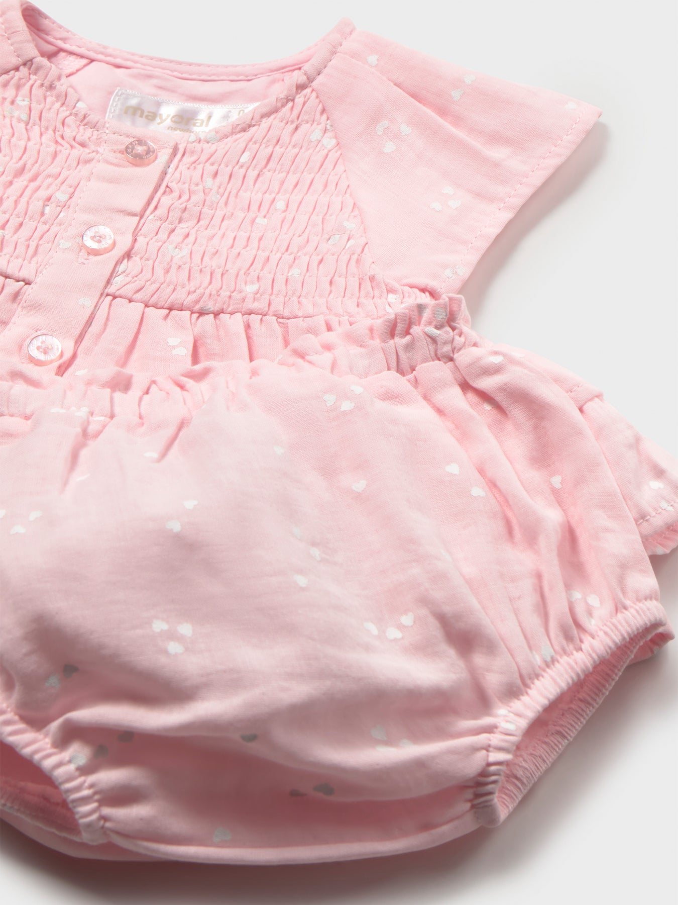 Baby Hearts Short Set Pink