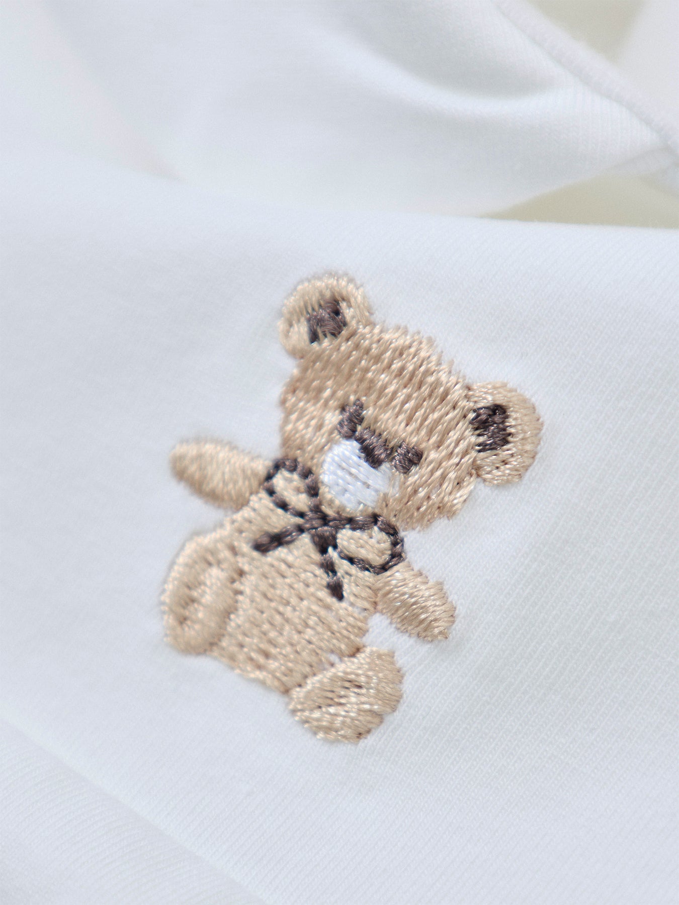 Baby Bear Short Sleeve Bodysuit Set Pink