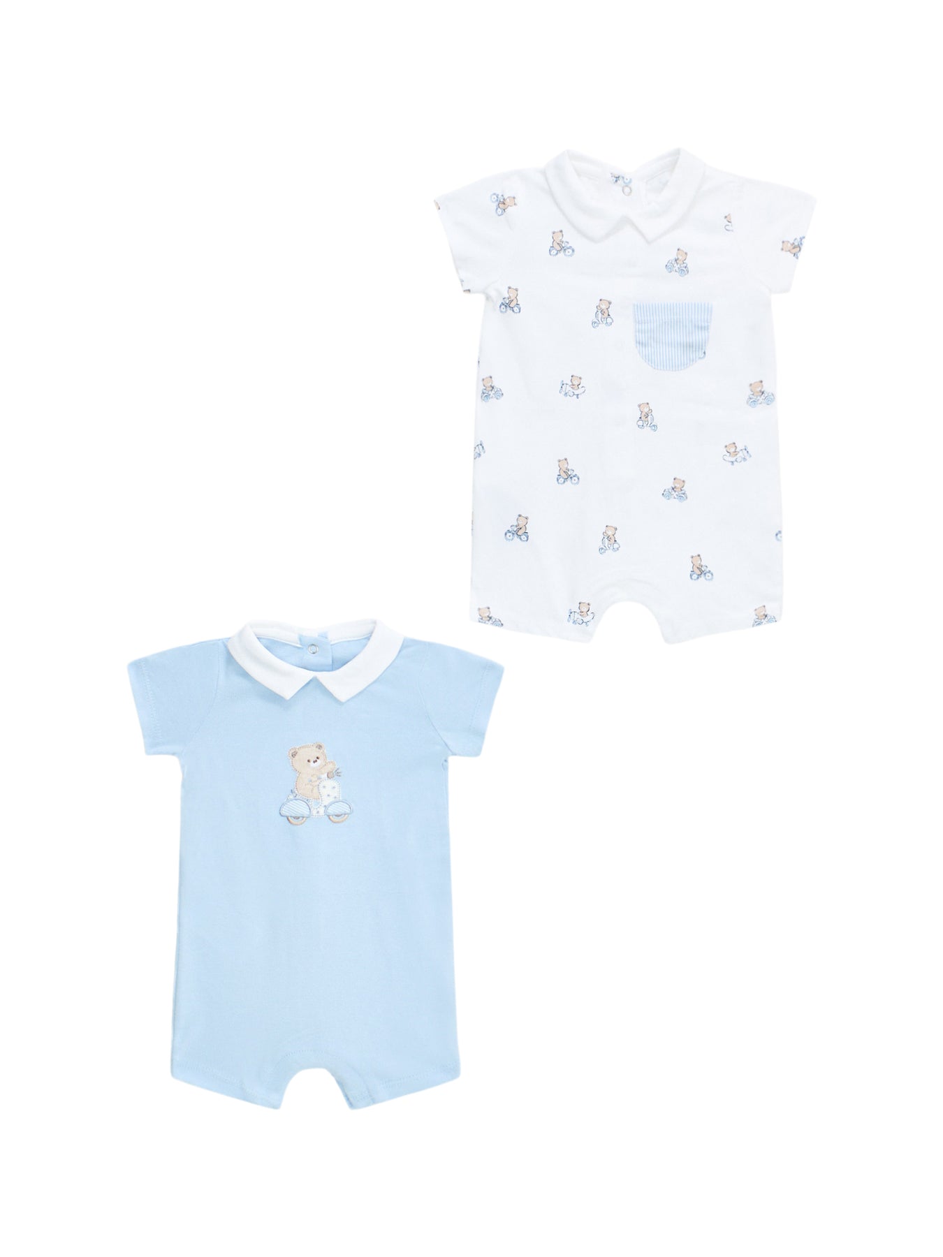 Baby Bear Romper Set Blue