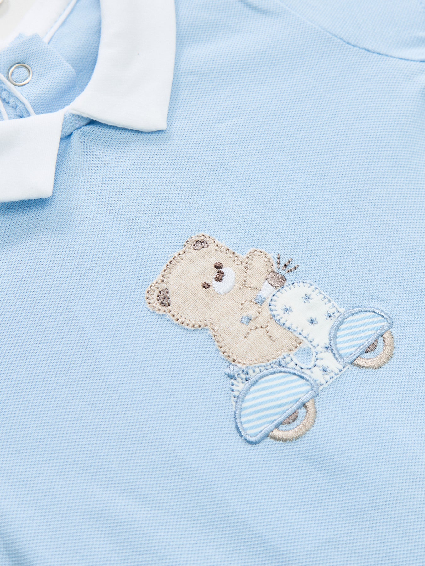 Baby Bear Romper Set Blue