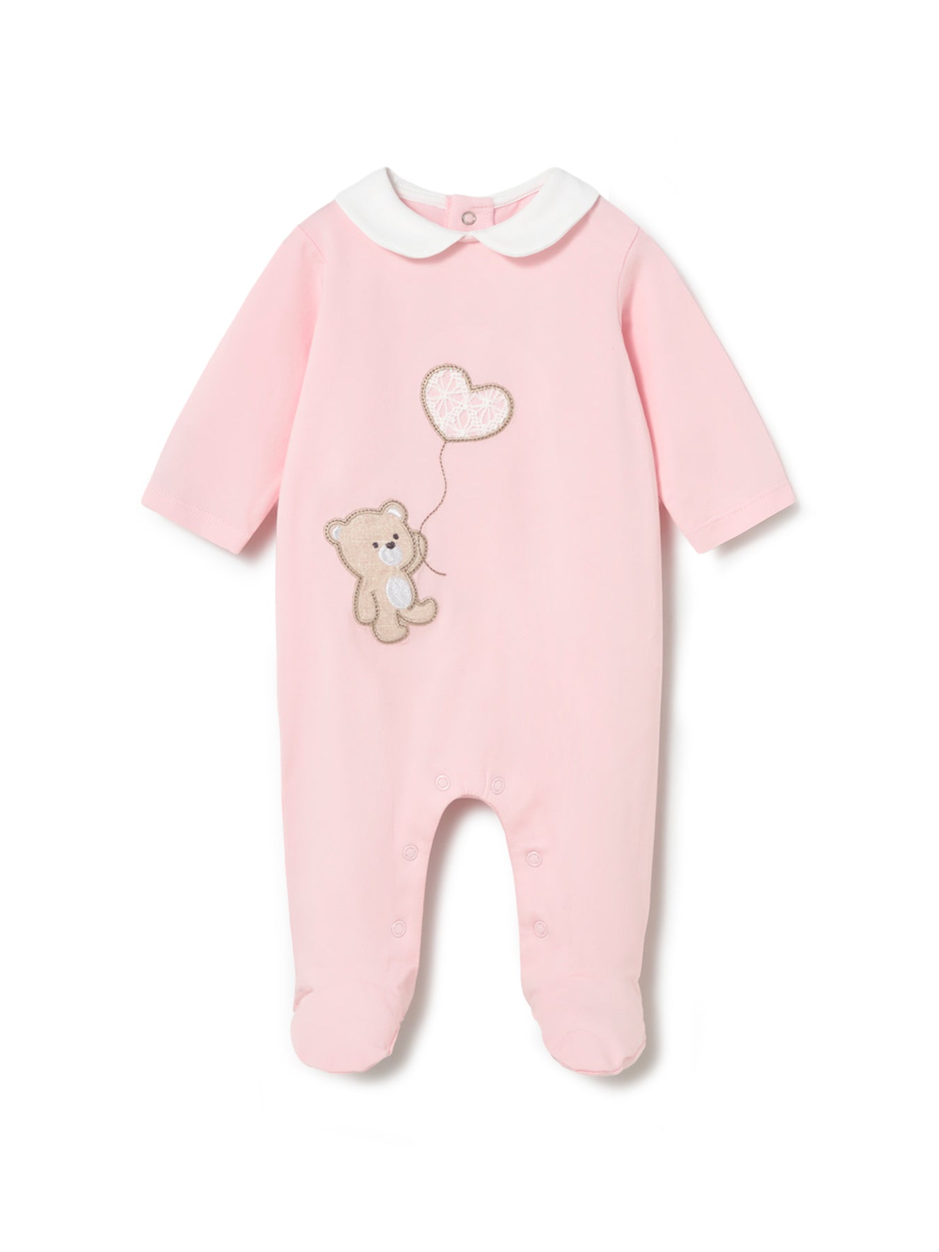 Baby Bear Romper White