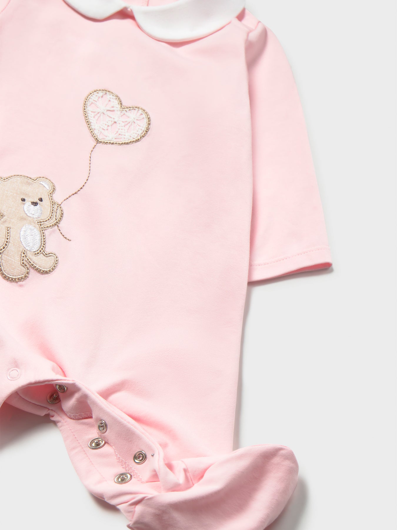 Baby Bear Romper White