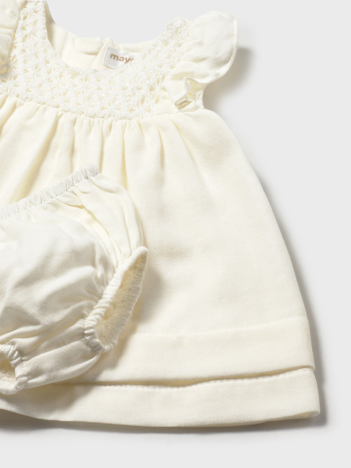 Baby Cotton Dress White
